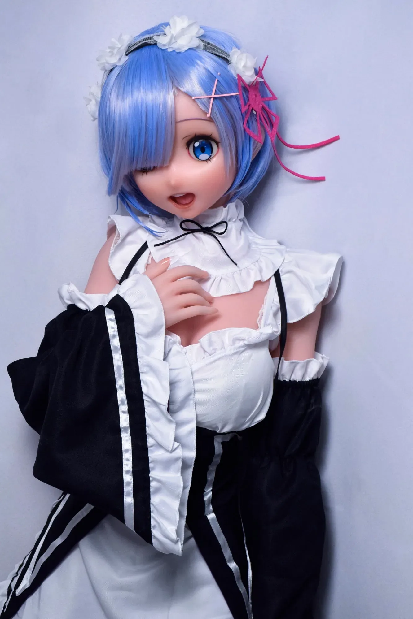 Elsa Babe | Rem - 4ft10 / 148cm Maid-Style Silicone Anime Sex Doll view 3