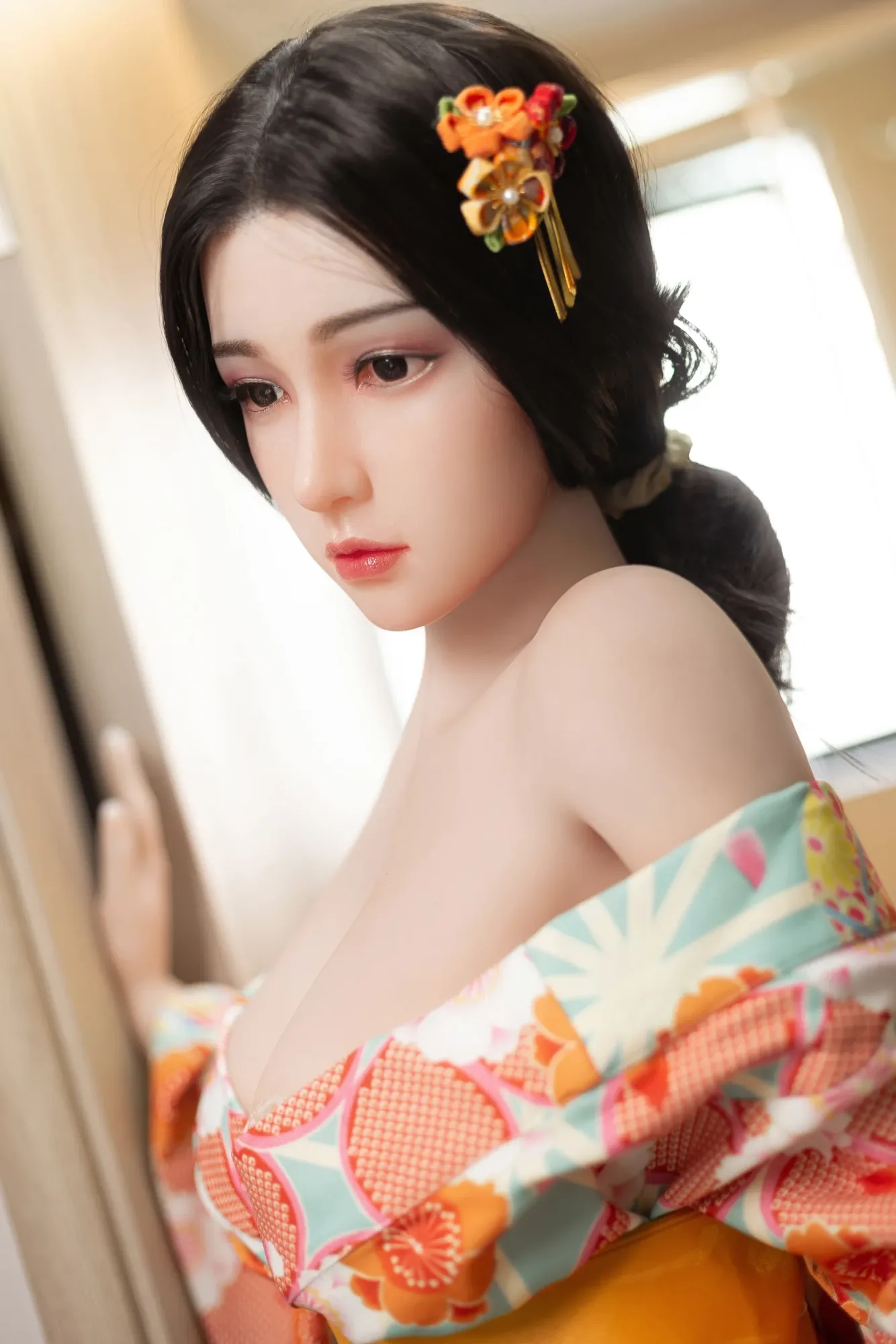 AIBEI | Jill- 5ft2/158cm Medium Breast Silicone Head+TPE Body Sex Doll view 2