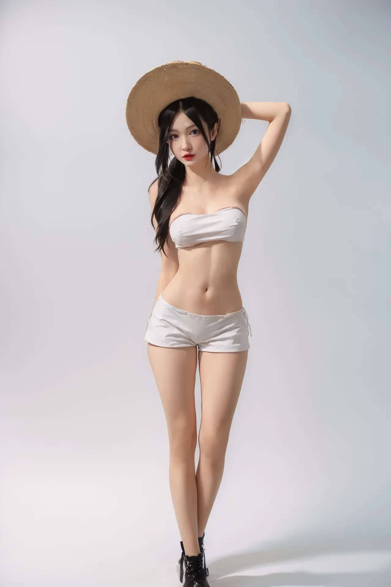Orange In丨Zona -5ft 3/160cm Movable Jaw Skinny Silicone Sex Doll view 2