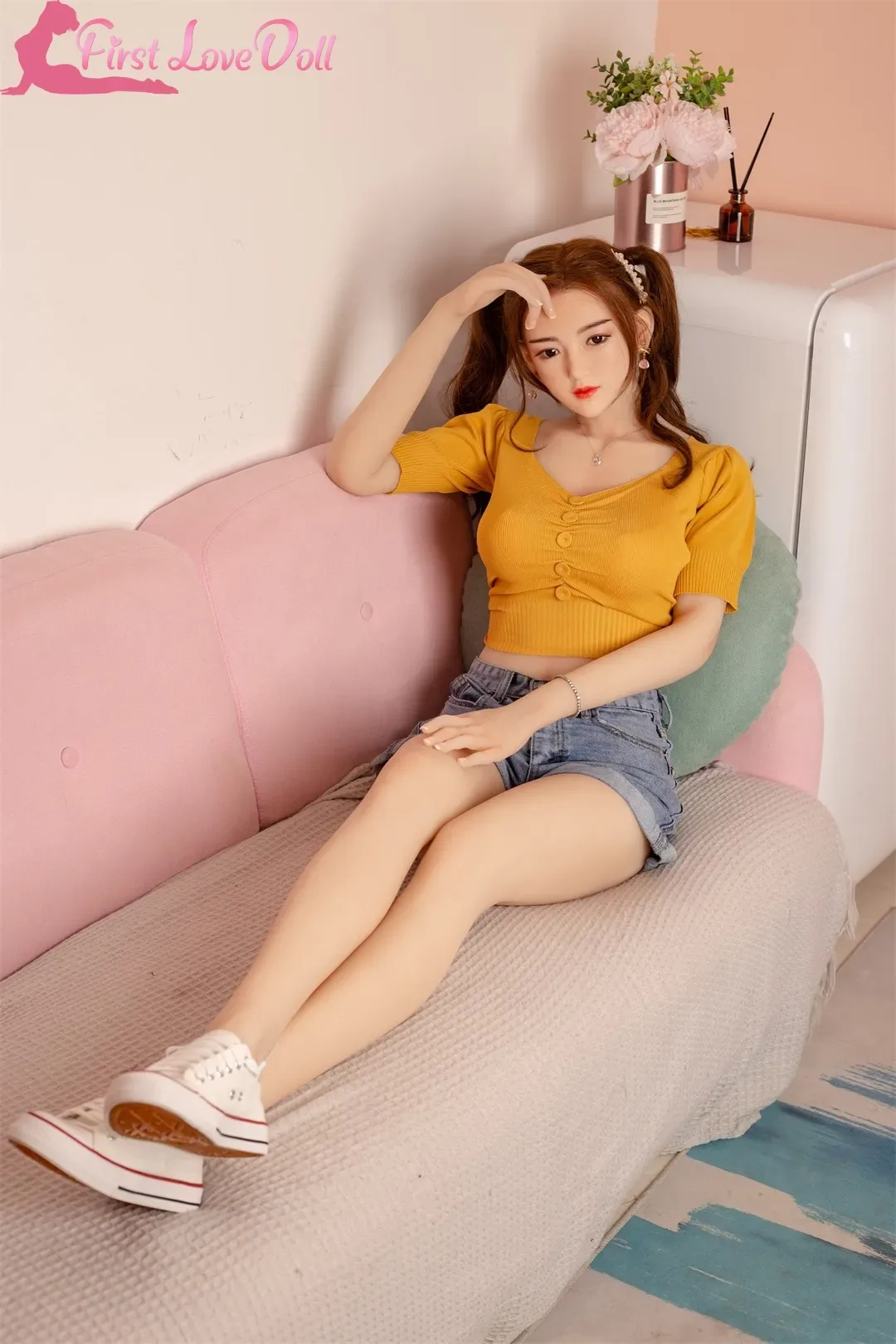 JX Doll | Nana- 4ft 11/150cm Japanese Style Ultra Realistic Silicone/TPE Customized Sex Doll view 3