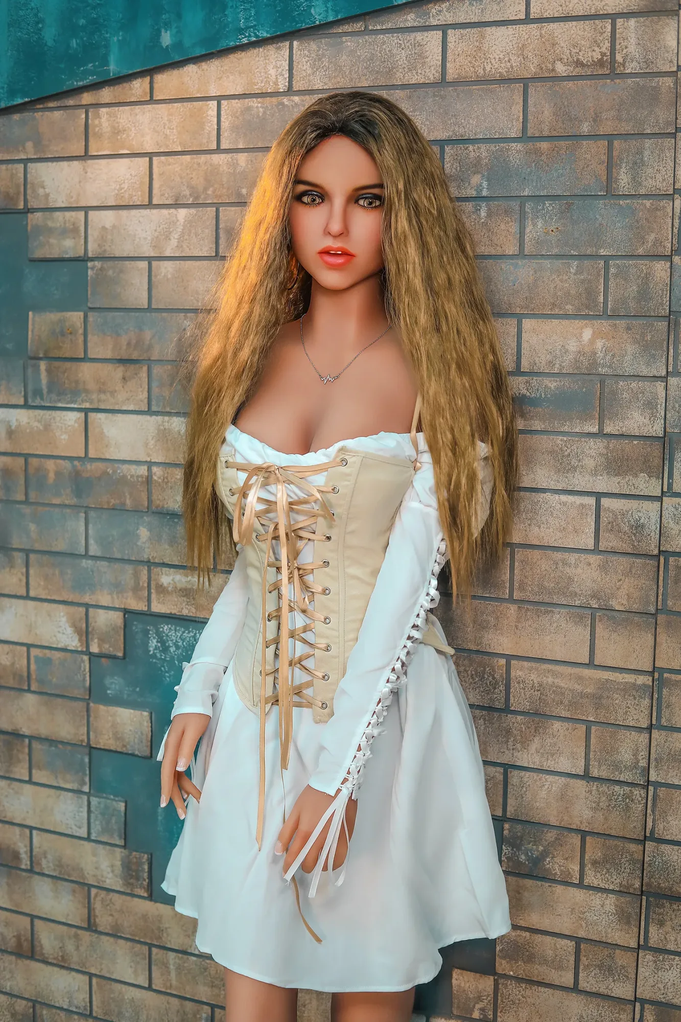 SY | Cherry - 166cm (5ft6) Elegant Life-Like Sex Doll With Yellow Long Curly Hair view 2