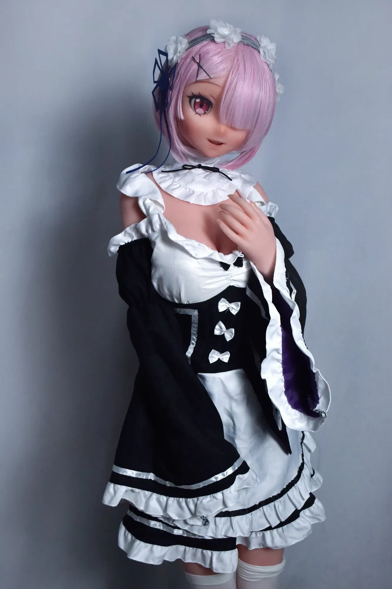 Elsa Babe | Ram - 4ft10 / 148cm Maid-Style Silicone Anime Sex Doll view 6