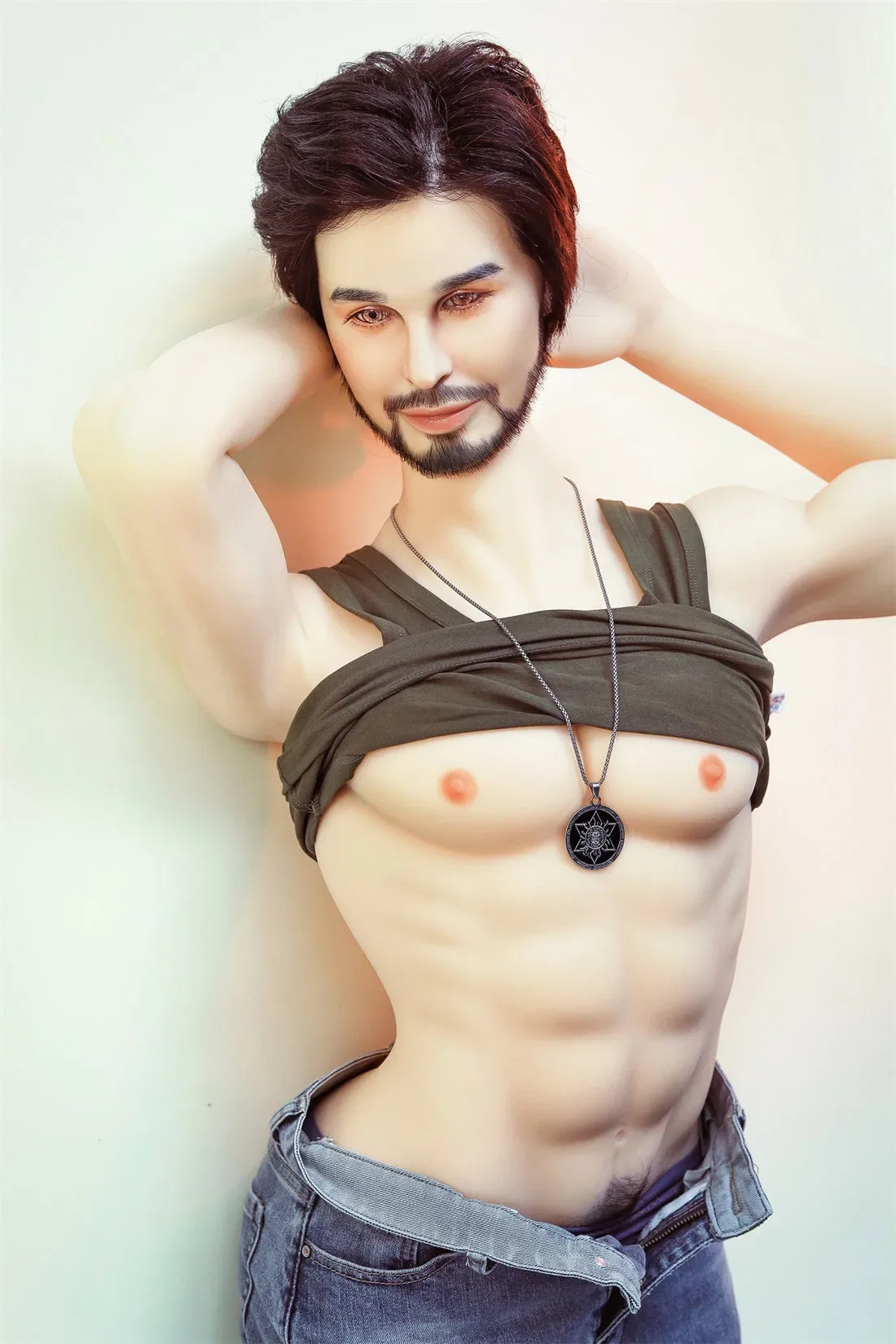 SY | Micheal - 5ft 4 (162cm) Enthusiastic Bearded Style Male Sex Doll For Women view 3