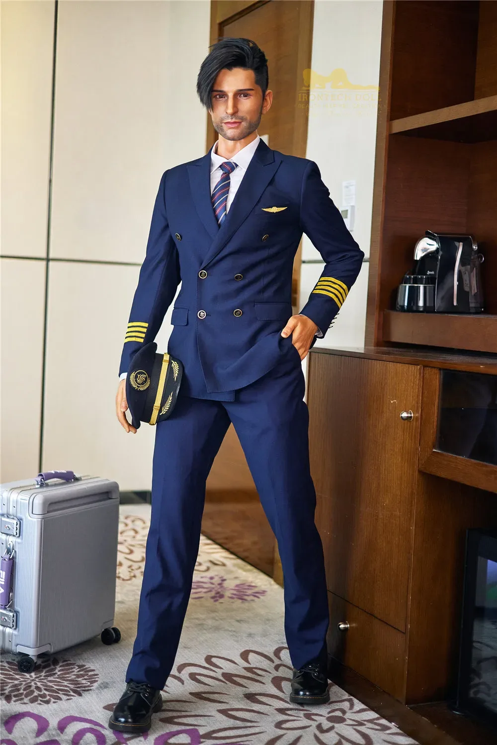 Irontech | George - 5ft9 (176cm) Pilot Silicone Male Sex Doll view 3
