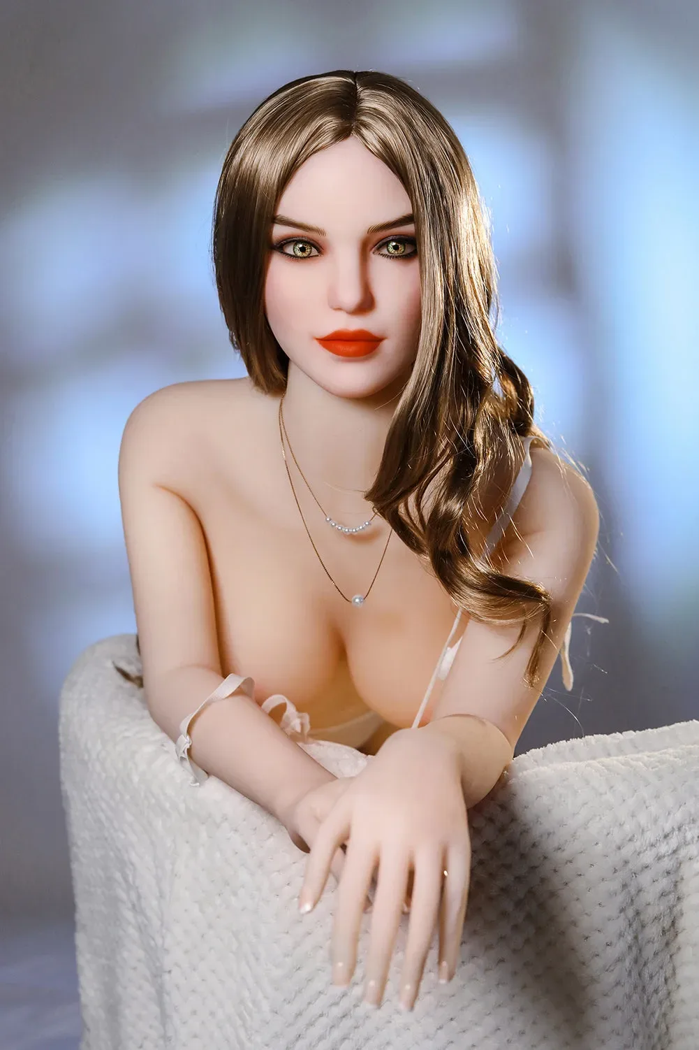 Zion - 165cm (5ft6) Mature Small Breast Sex Doll With Long Curly Hair view 1