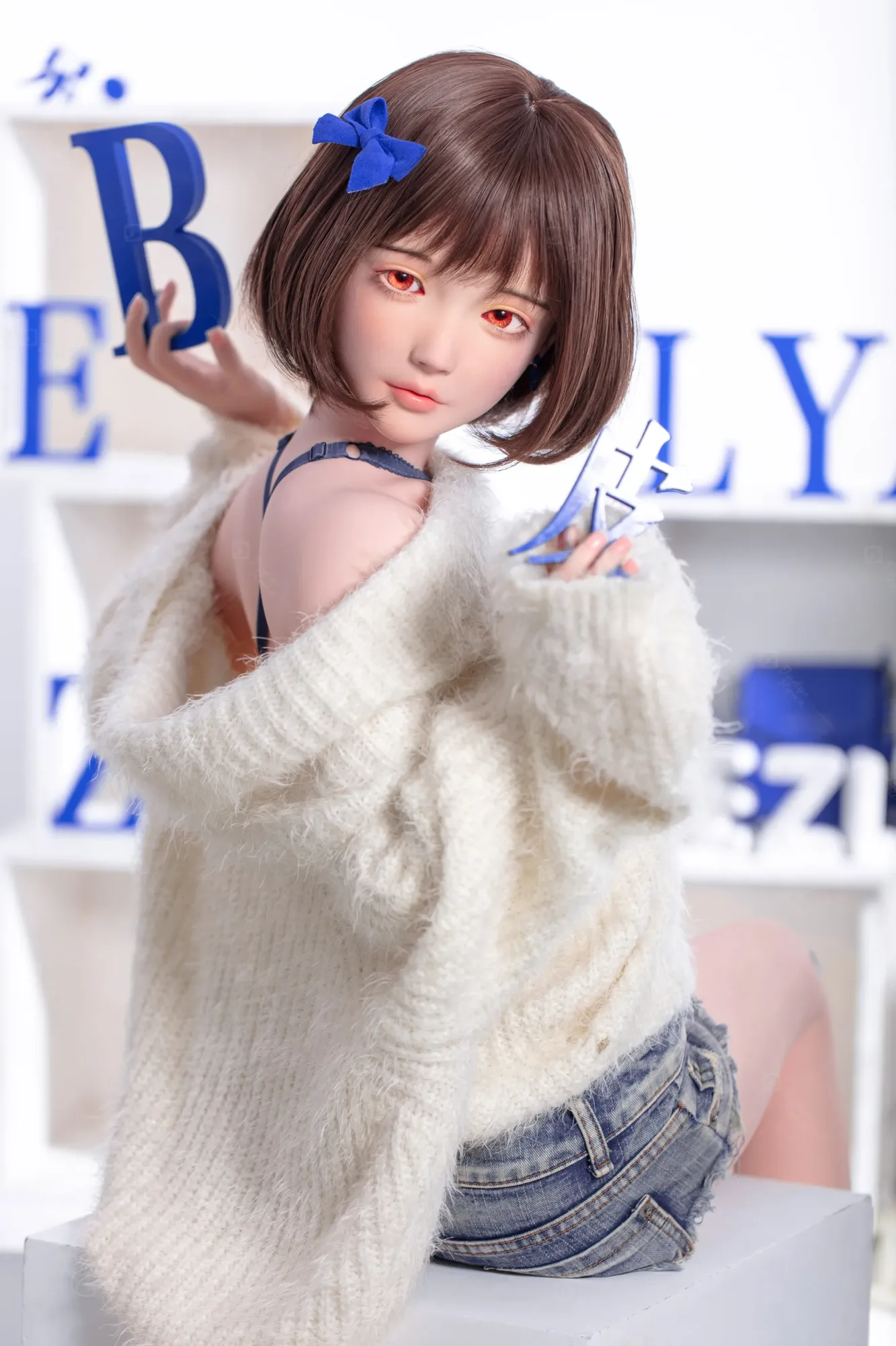 MZR JR | Yumi - 4Ft 10(148cm) Japanese Sweater Girl Silicone Sex Doll view 7