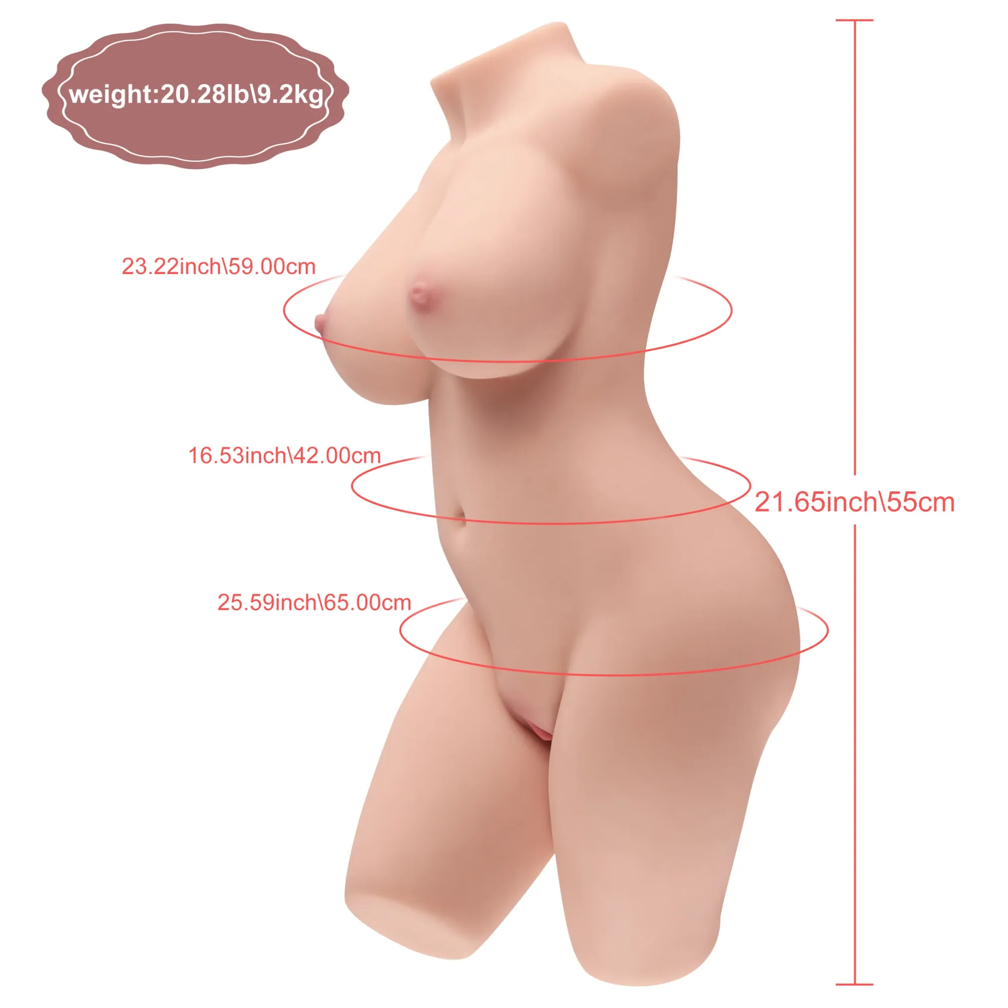 XISE | Maya - 20.65in Sex Doll Torso (In Stock US) view 8
