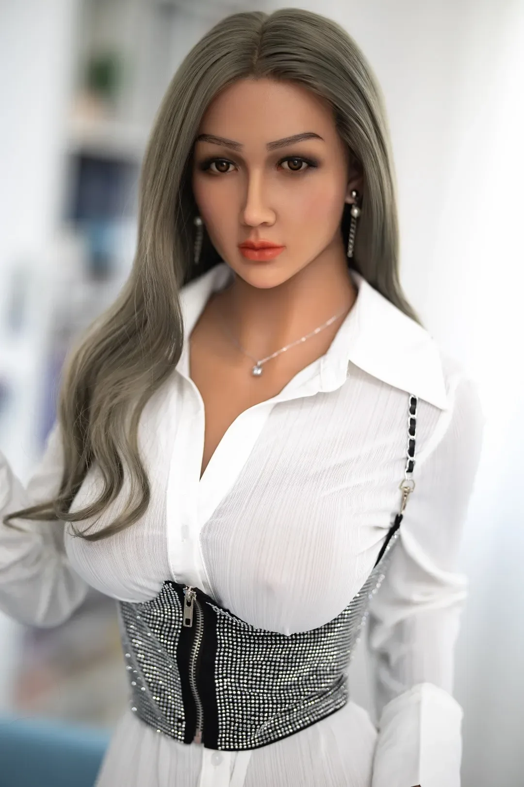 ELdoll | Jessie- 5ft 2 /158cm Medium Breast With Brown Hair Realistic Sex Doll (5 Size) view 3