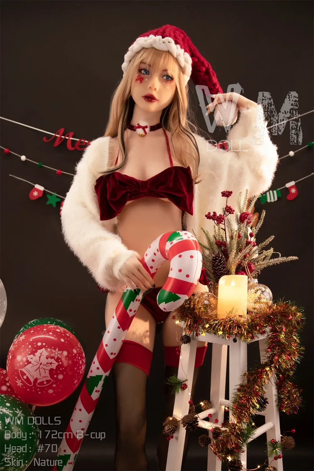 WM | Sachi(70#) - 5ft 8/ 172cm B Cup Christmas Style Sex Doll (In Stock US) view 6