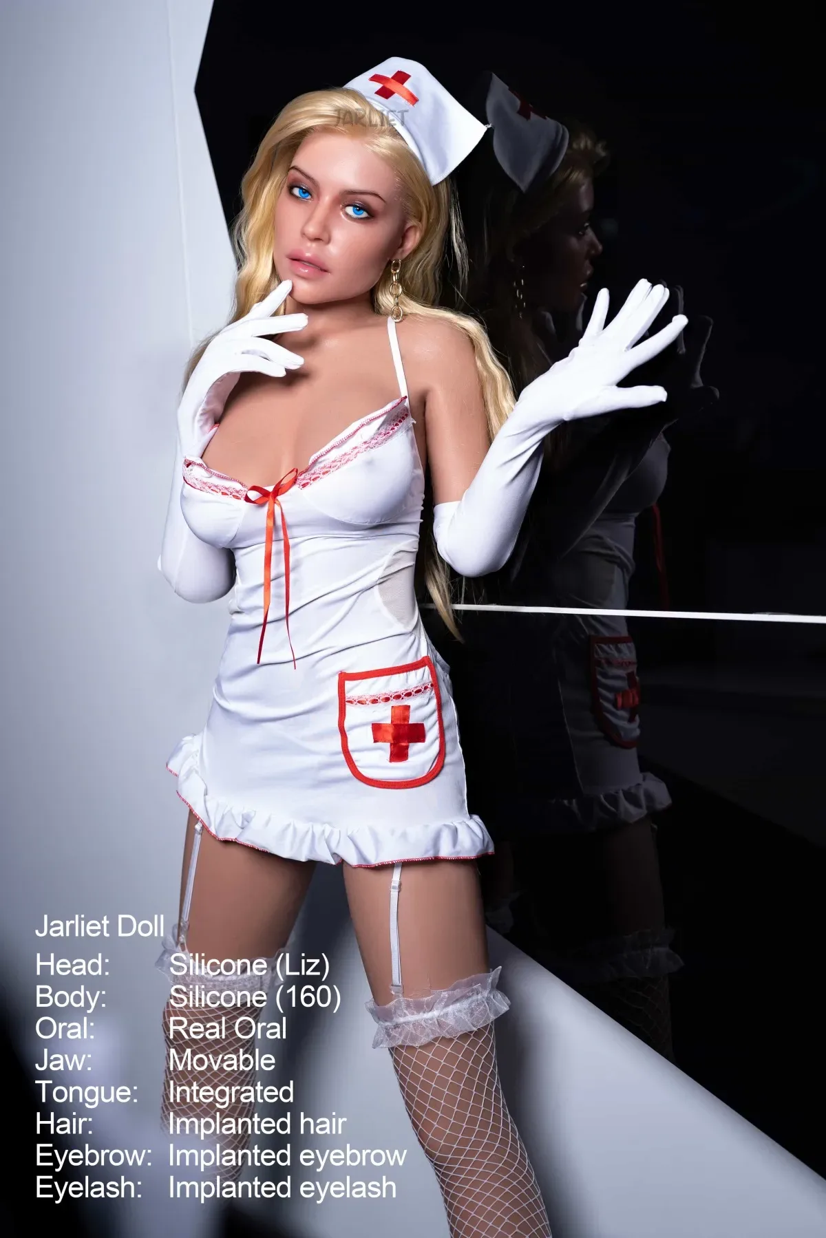 Jarliet丨Liz-5ft 2/160cm Medium Breasts Real Oral Silicone Sex Doll