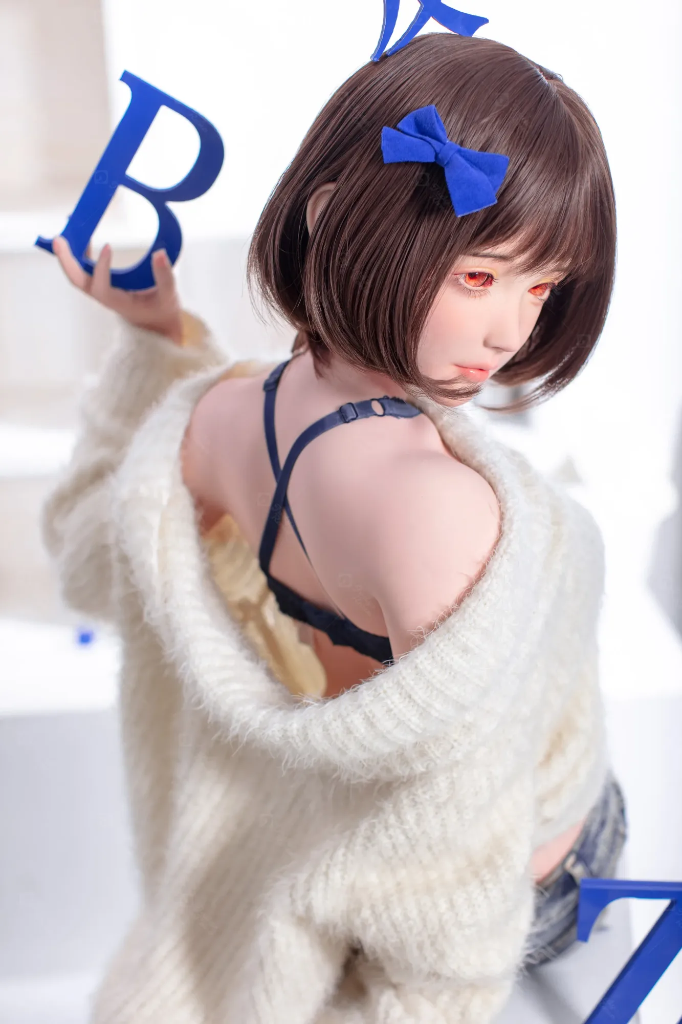 MZR JR | Yumi - 4Ft 10(148cm) Japanese Sweater Girl Silicone Sex Doll view 5