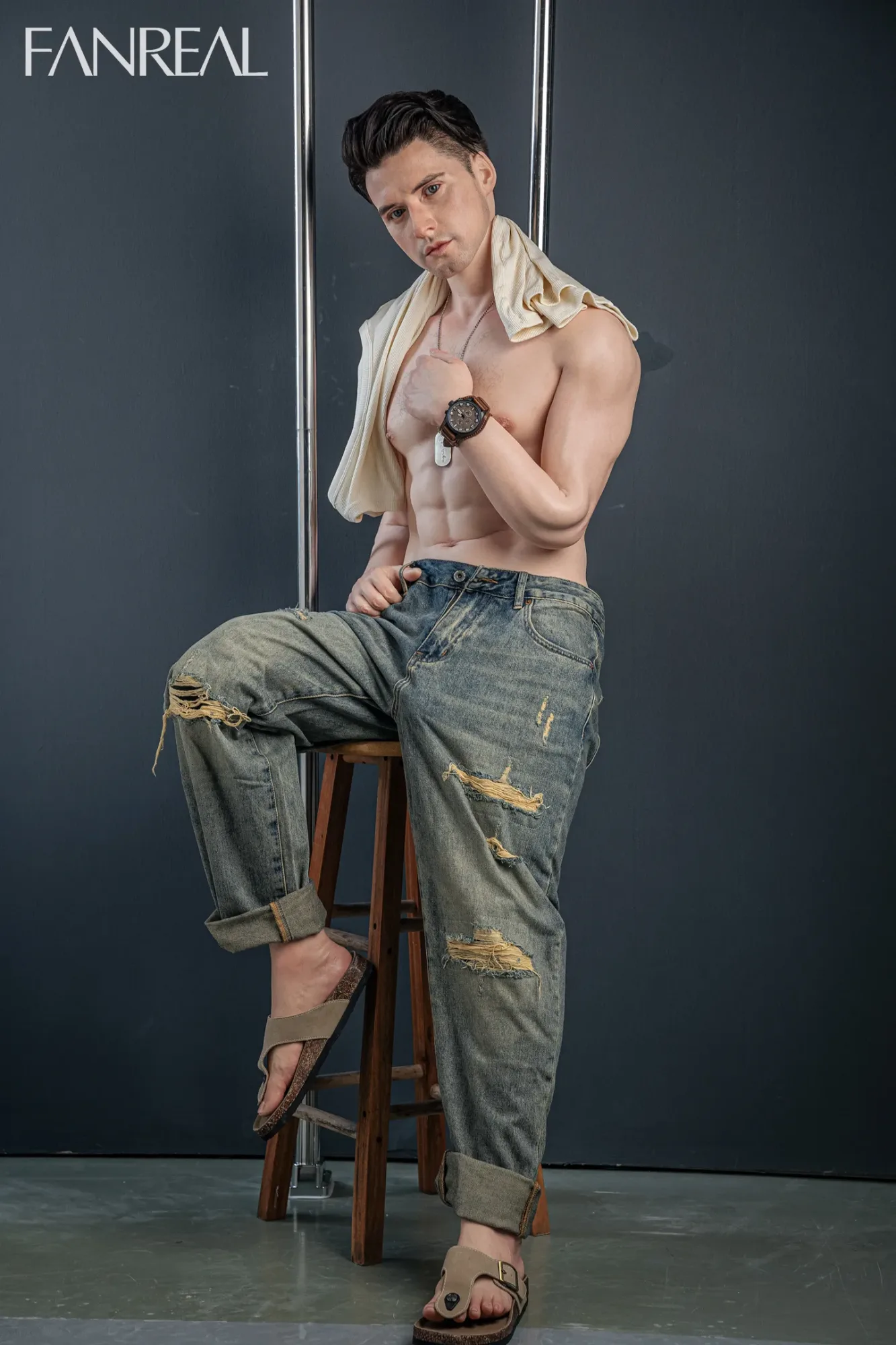 FanReal | Henry - 5ft 8/173cm Male Full Silicone Realistic Sex Doll view 4