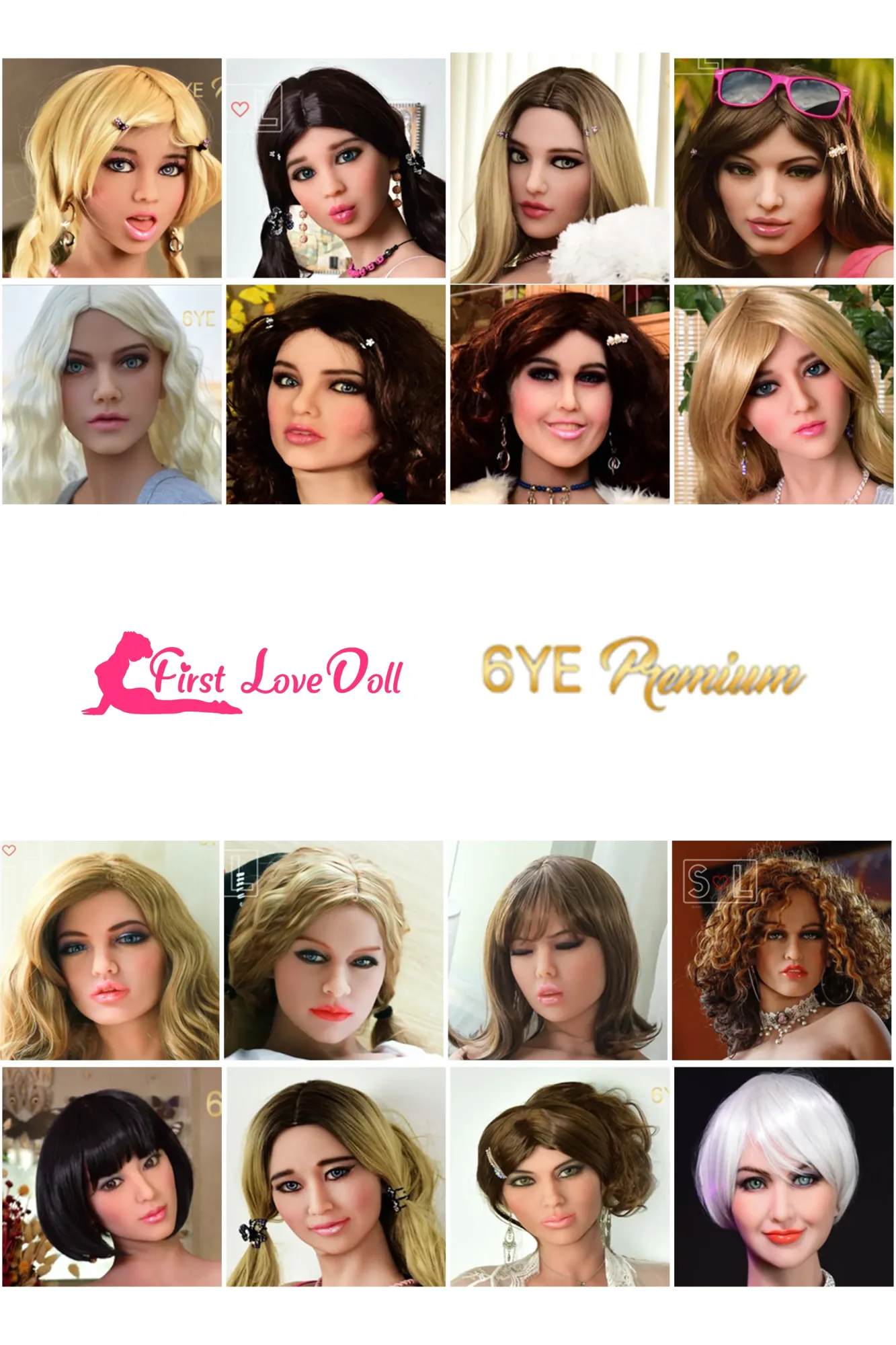 6YE Doll | Single Head - Realistic TPE Sex Doll Head