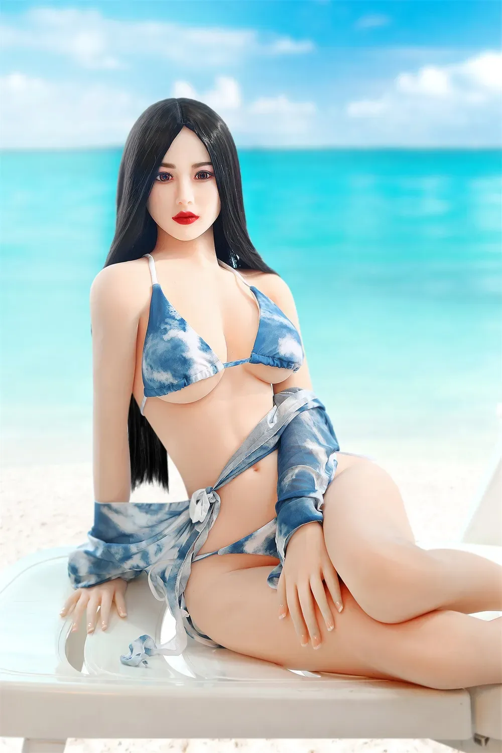 SY | Christine - 166cm (5ft6) Pure Life-Like Sex Doll With Black Long Straight Hair view 3