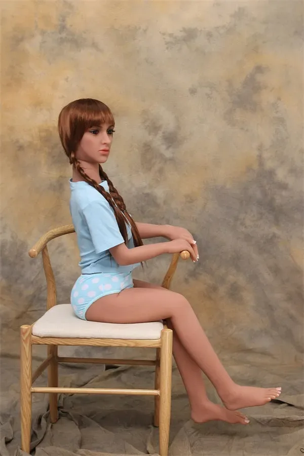 SY | Stacy - 4ft7(140cm) Pretty TPE Sex Doll With Long Twist Braids view 7