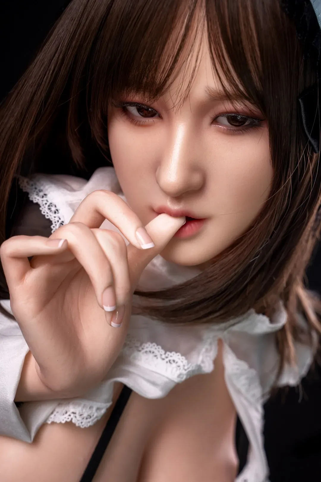 Orange In丨Nan-5ft 6/168cm Movable Jaw Silicone Sex Doll view 5