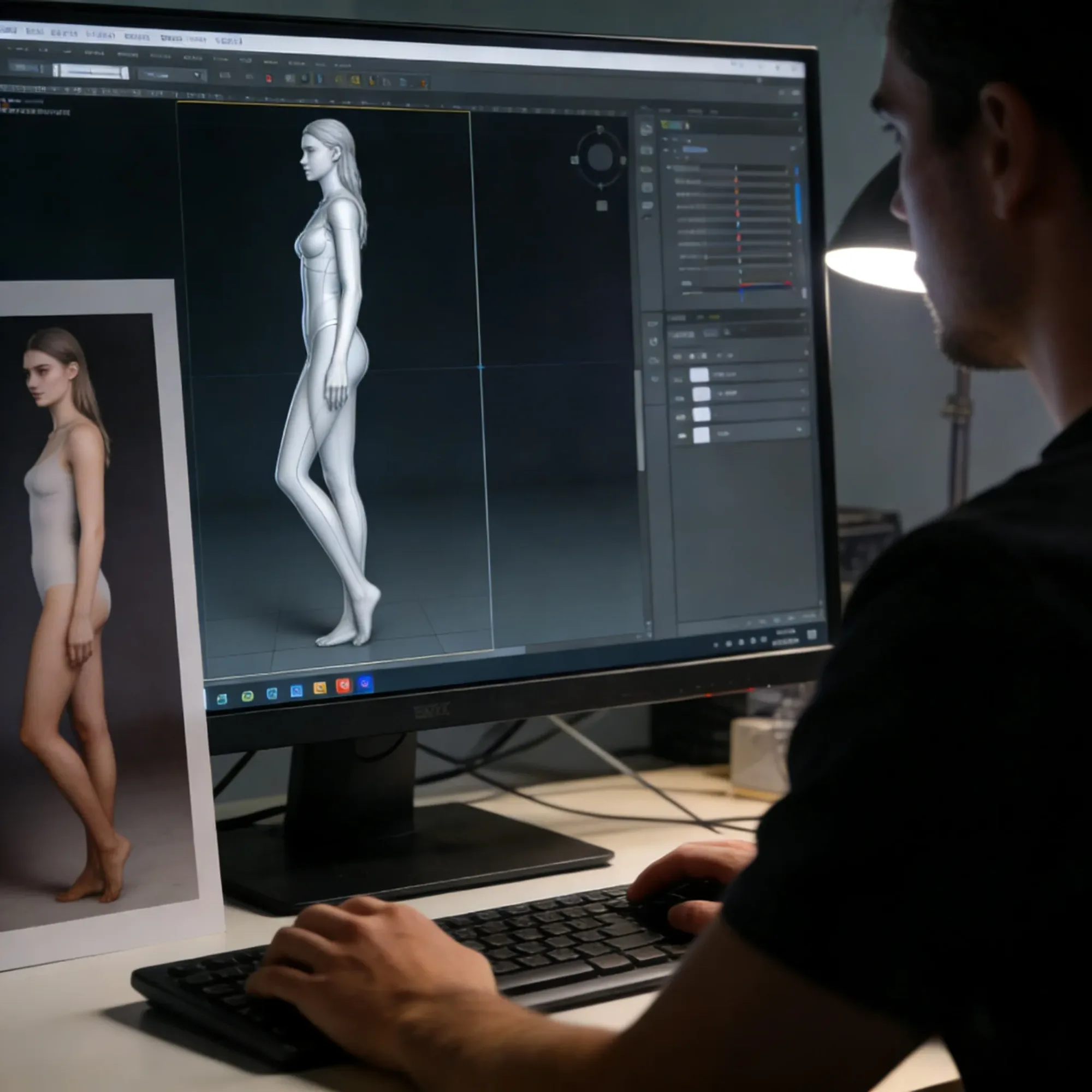 Custom Full Body ROS Silicone Female Sex Doll Made From Photos view 3