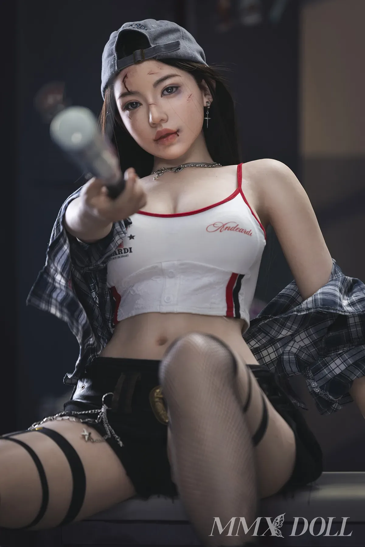 MMX Doll | MengTing - 5ft 4/163Acm D-Cup Silicone Sex Doll With Facial Scar view 7