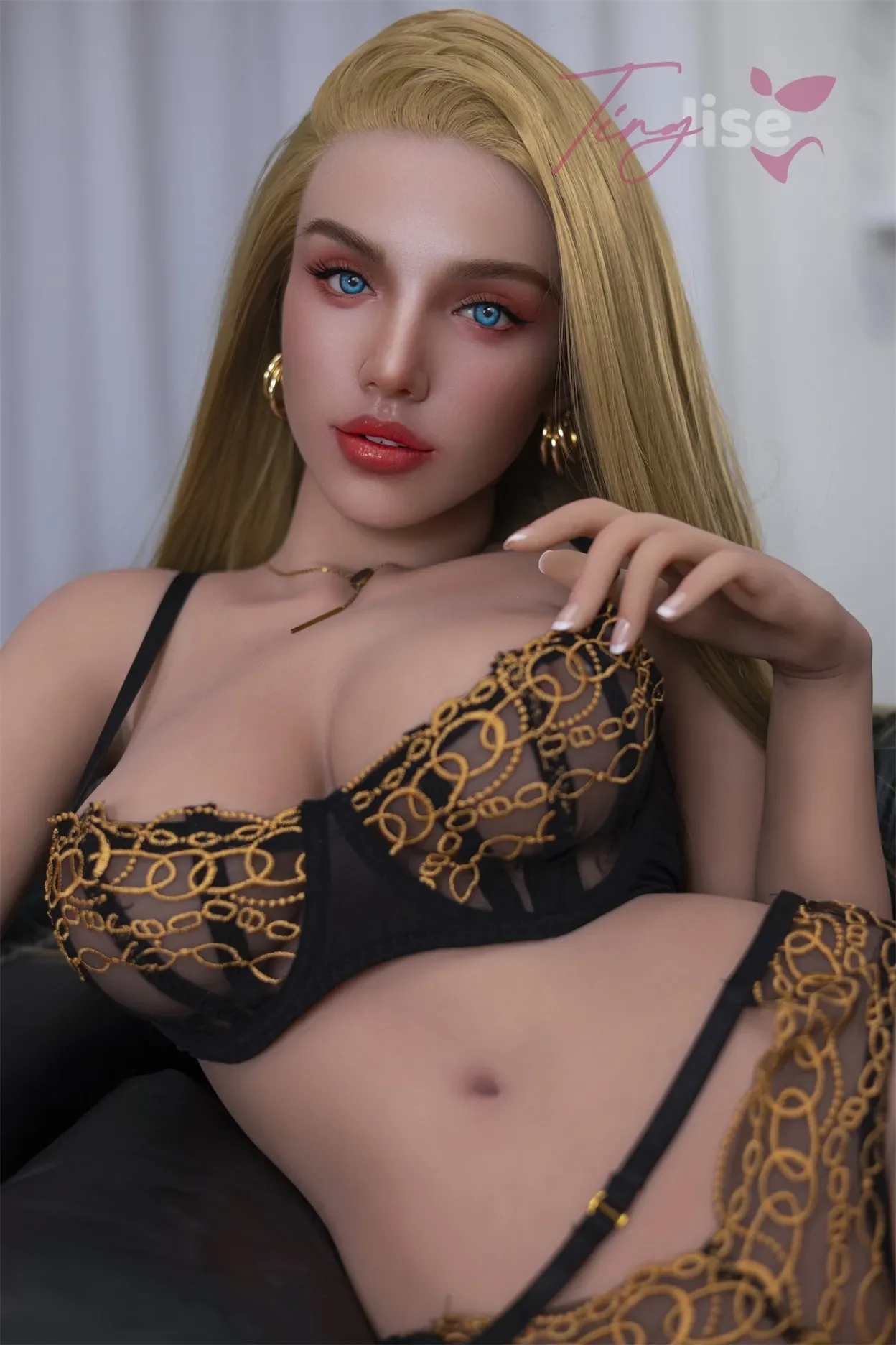 Tinglise | Lydia - 5ft 4/163cm D-Cup ROS Head Customizable 3-in-1 Hybrid Sex Doll view 4