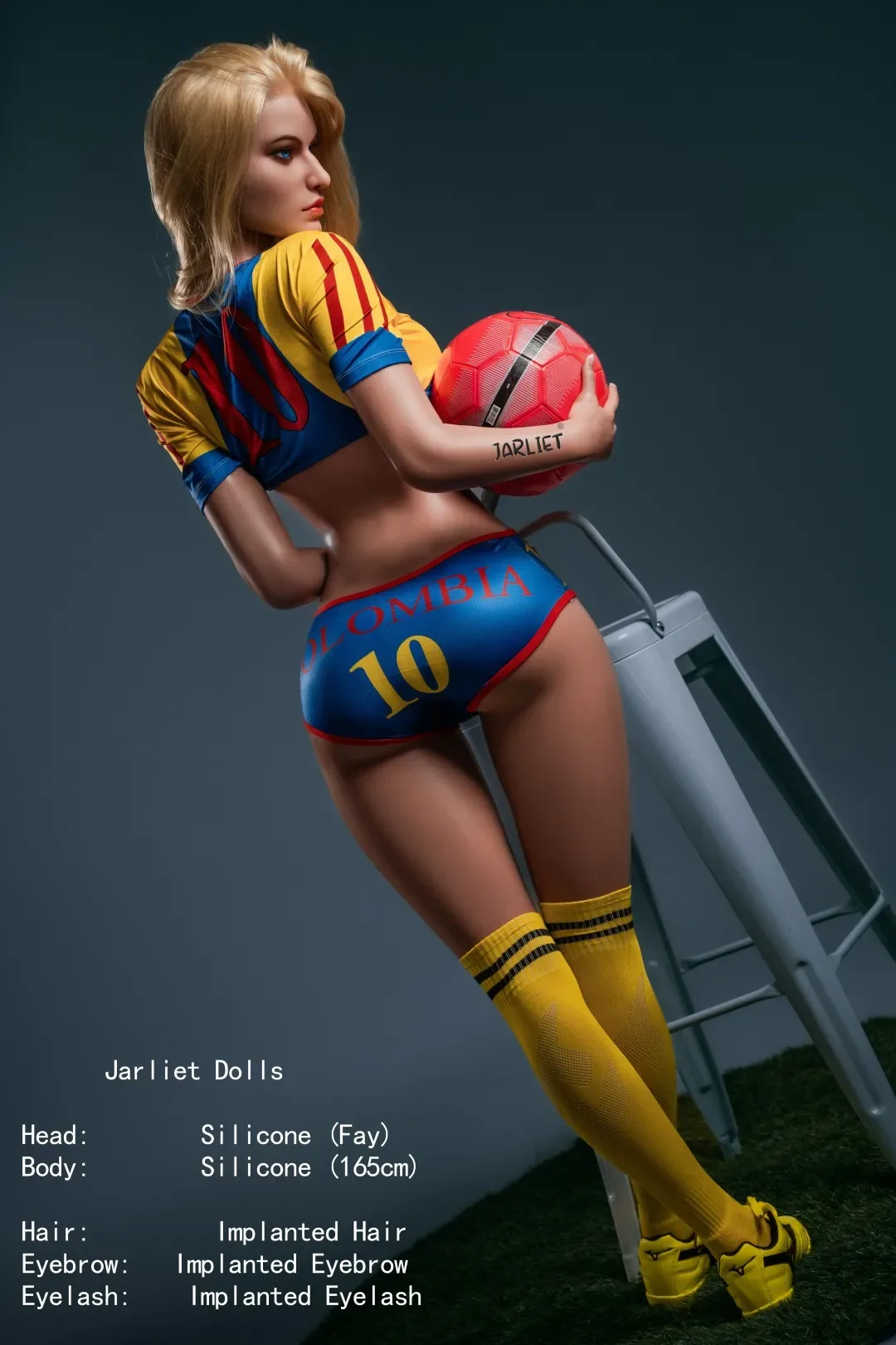 Jarliet | Fay -5ft 4/165cm Football Babes Full Silicone Sex Doll view 6
