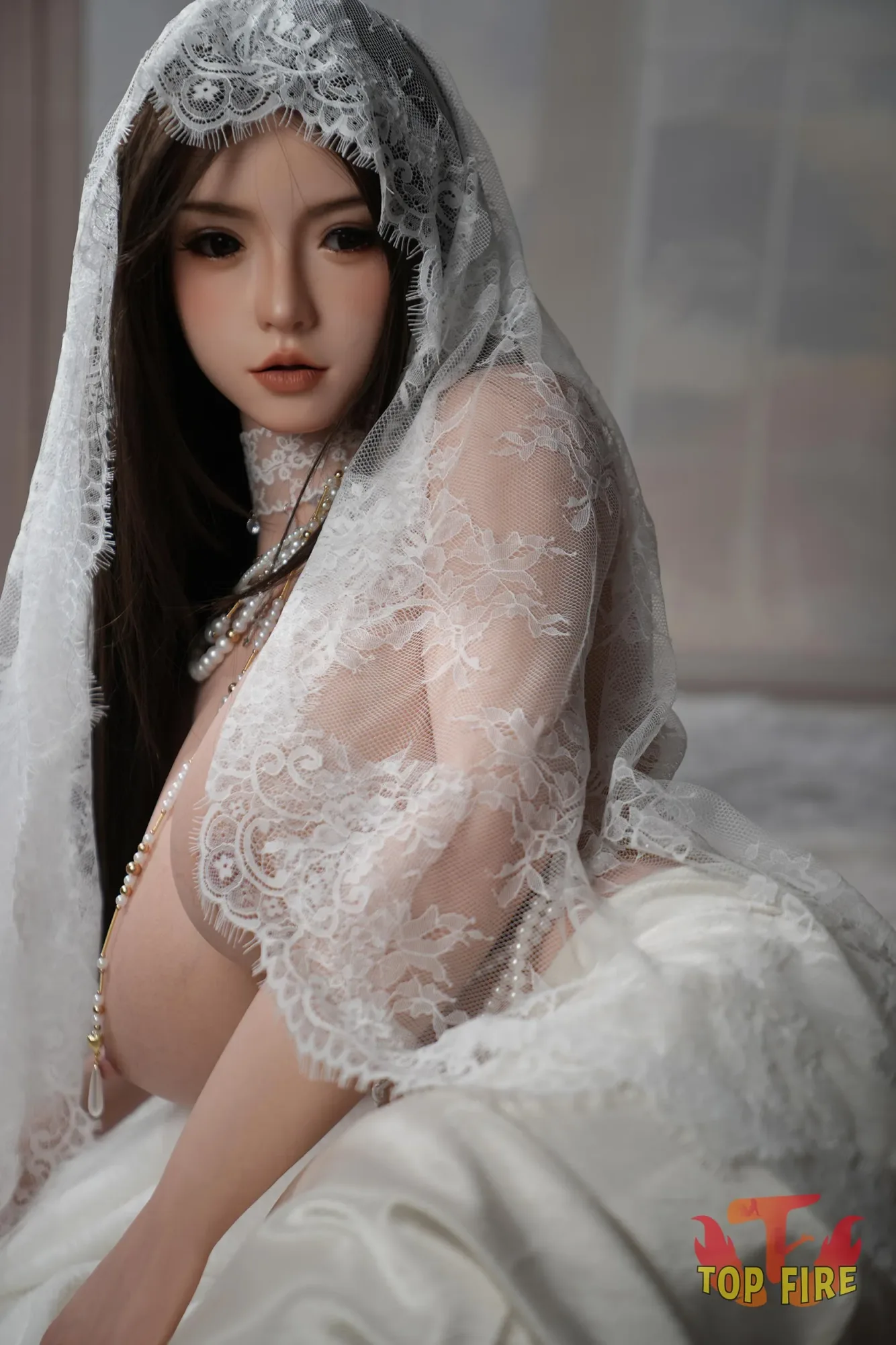 Top Fire | Grace - 5ft 5/164cm ROS Realistic Asian Bride Silicone Sex Doll(In Stock US) view 7