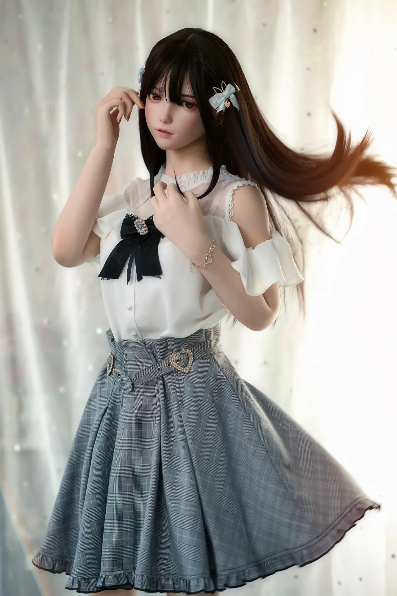 MZR JR | Kaori - 4Ft 11(150cm) Japanese JK skirt Silicone Sex Doll view 7