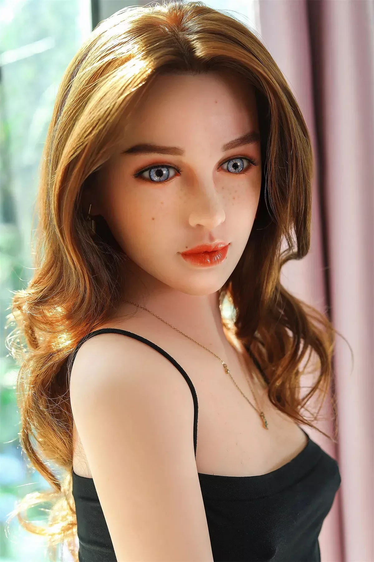 SY | Ambre - 5Ft 3(159cm) A Cup Freckle Style Lovely Realistic Sex Doll (5 Sizes) view 3