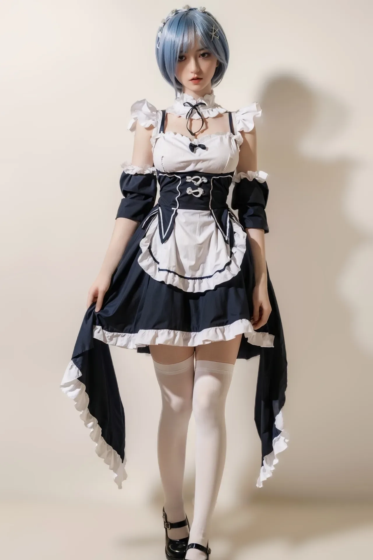 Orange In丨Rem - 5ft 2/158cm Maid Anime Silicone Sex Doll view 6