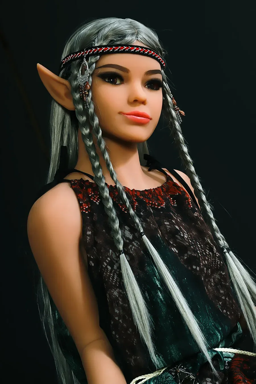 SY | Fontaine - 5ft1(155cm) Ultra Flat Chest Elf Sex Doll With Gray Hair view 1