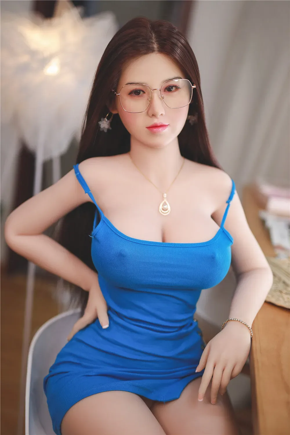 JY | HuiXi-4ft 10/148cm Silicone Head Big Breasts Sex Doll view 3