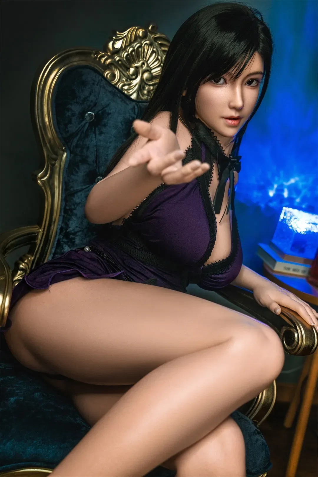 Orange In丨June -5ft 3/165cm Movable Jaw Silicone Sex Doll view 7