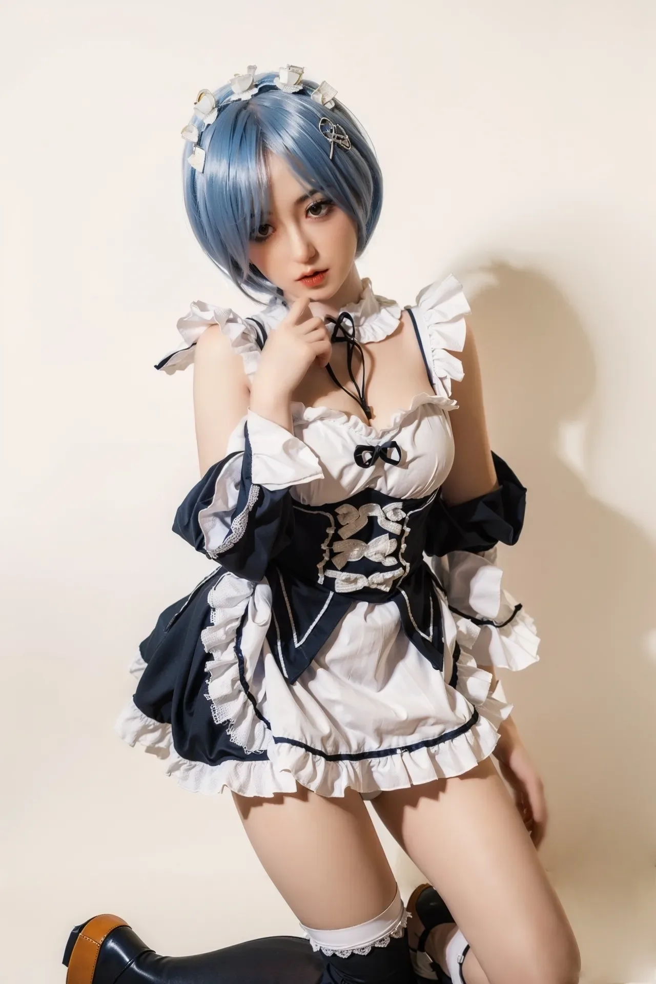 Orange In丨Rem - 5ft 2/158cm Maid Anime Silicone Sex Doll view 8