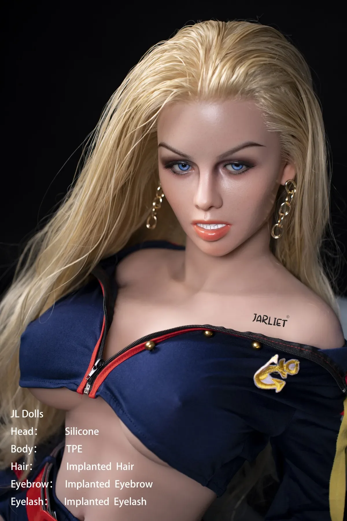 Jarliet | Blanche -4ft 10/148cm E-Cup Silicone head Sex Doll