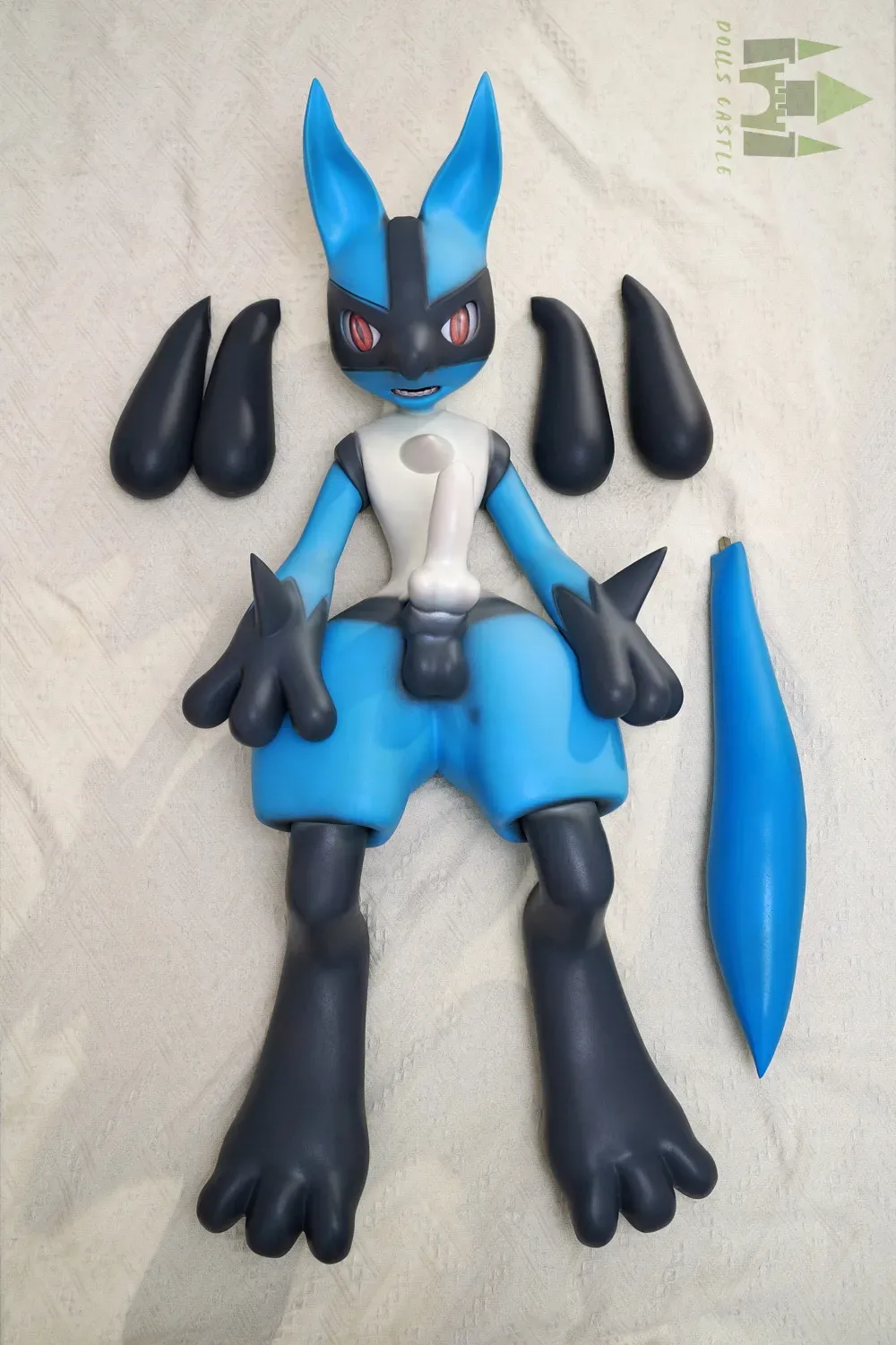 Dolls Castle | Lucarion -Fantasy All-In-One Seamless Neck Silicone Sex Doll From Pokemon view 4