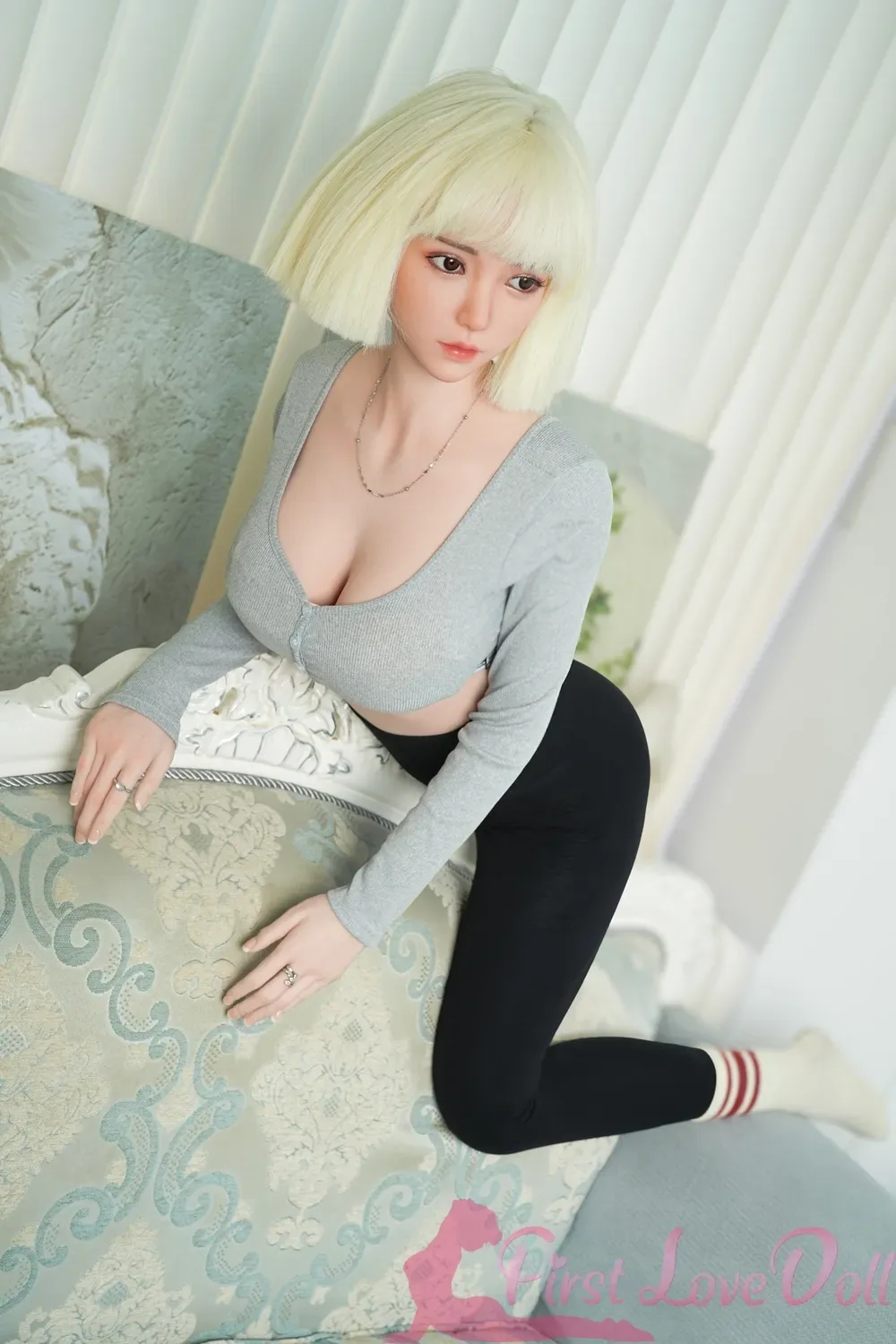 JX Doll | White- 170cm/5ft7 C39S European Style D-Cup Silicone/TPE Customized Sex Doll view 6