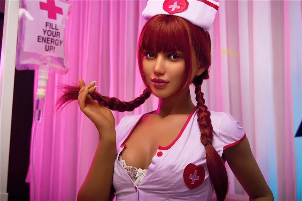 Irontech | Celine - 5.6ft (168cm) Hot Nurse Skinny Silicone Love Doll view 4