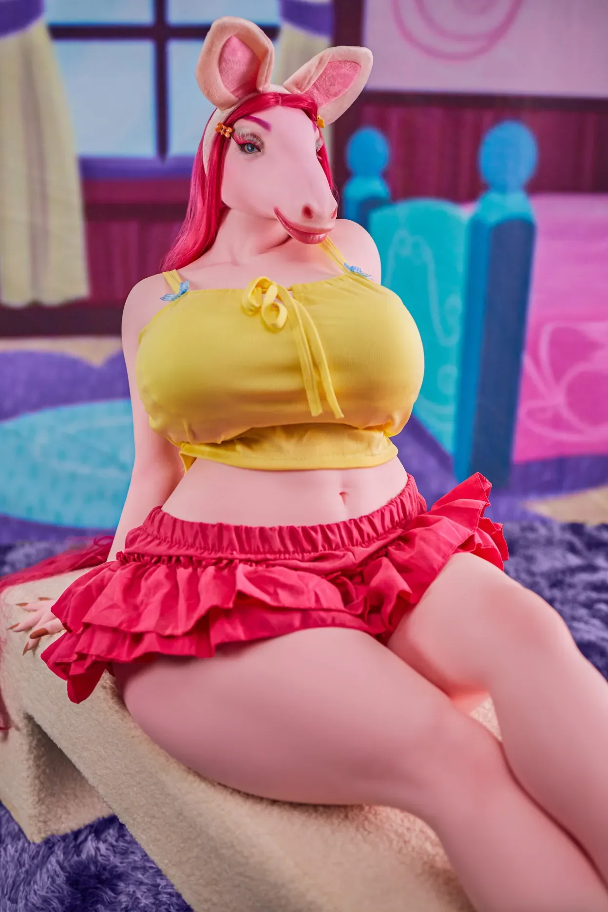Climax Doll丨Monie -4ft 7/141cm E-Cup Silicone Head Pony Sex Doll view 2