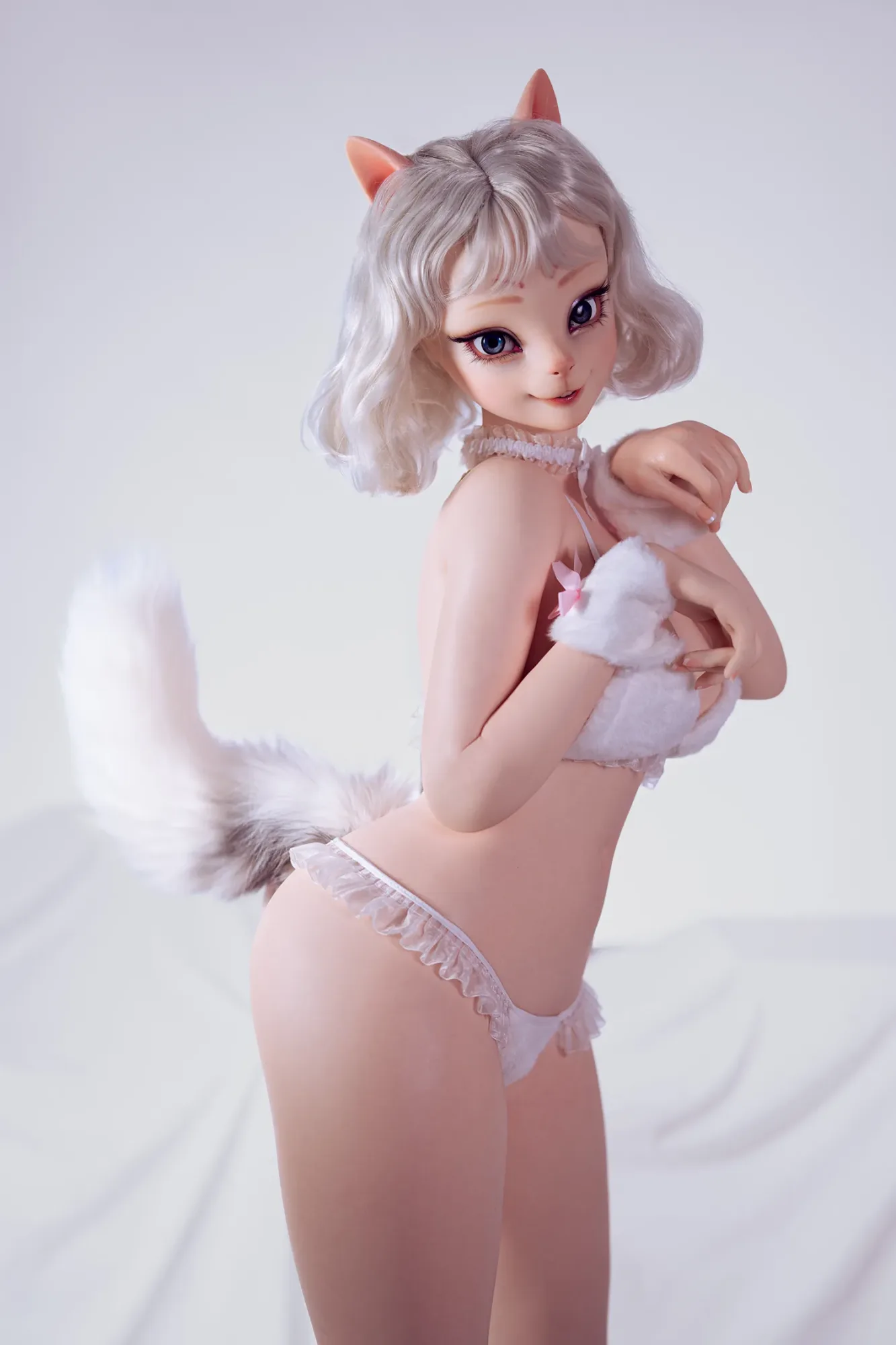 SY | Meow - 5ft 5(164cm) Silicone Head Cat Girl Furry Sex Doll