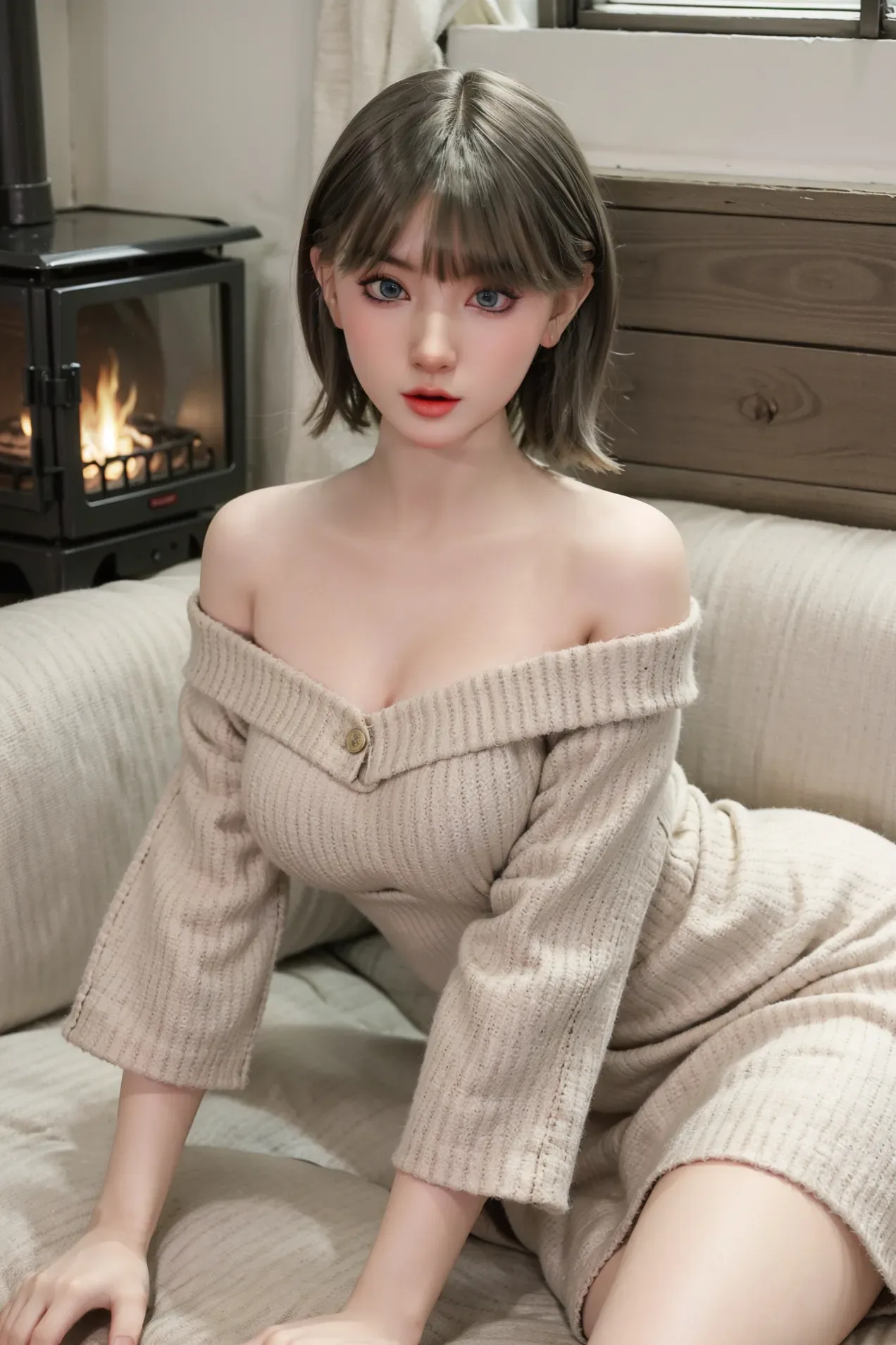 YOUQ | White - 159cm(5ft3) Japanese Lifelike Medium Breast ROS Silicone Sex Doll view 3