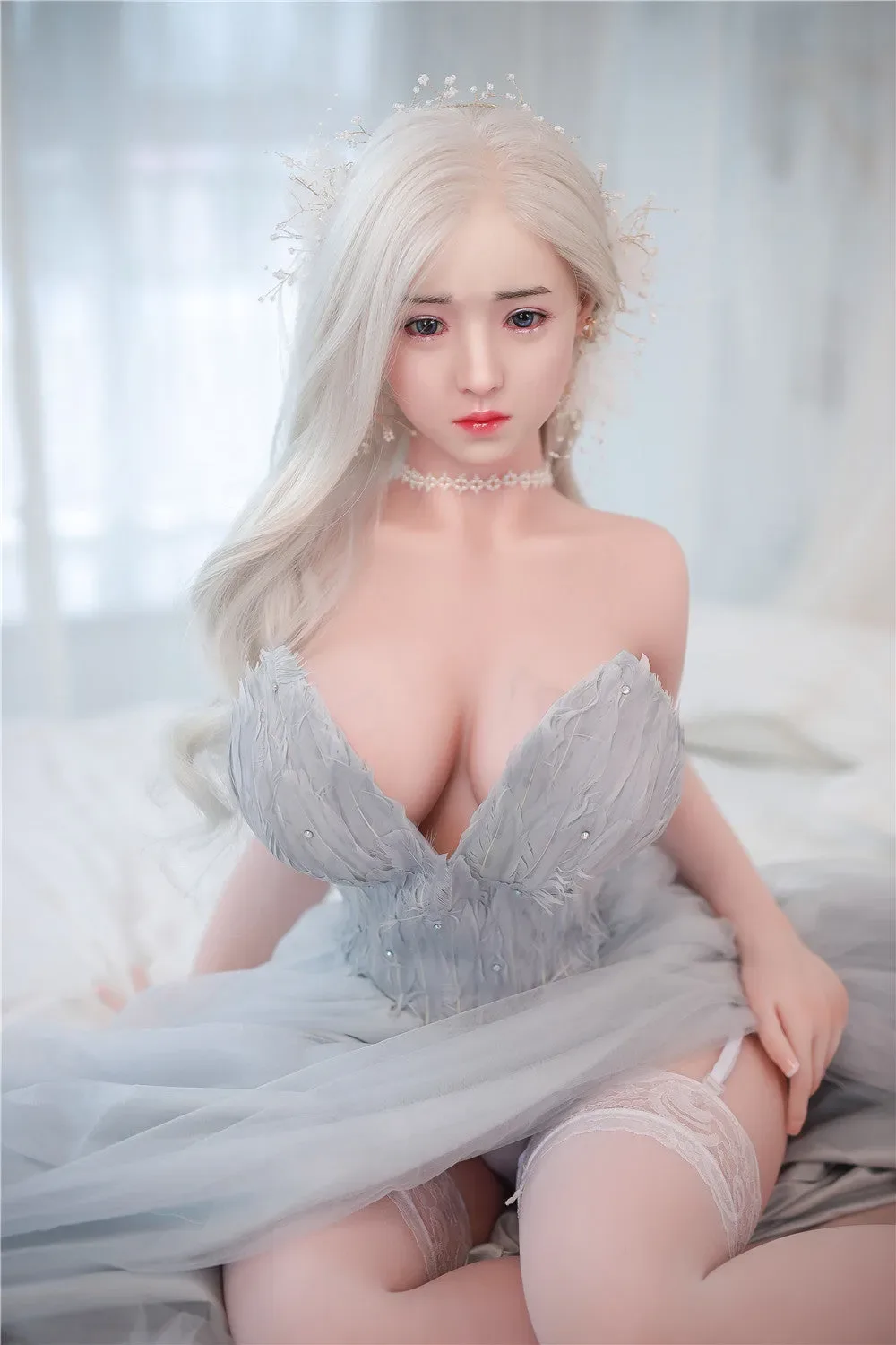 JY | JingYa-5ft 2/157cm Silicone Head Big Breasts Sex Doll view 4