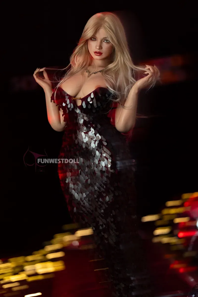 Funwest | Lyra - 157cm (5ft2) G-Cup Blonde Realistic Silicone Sex Doll view 8