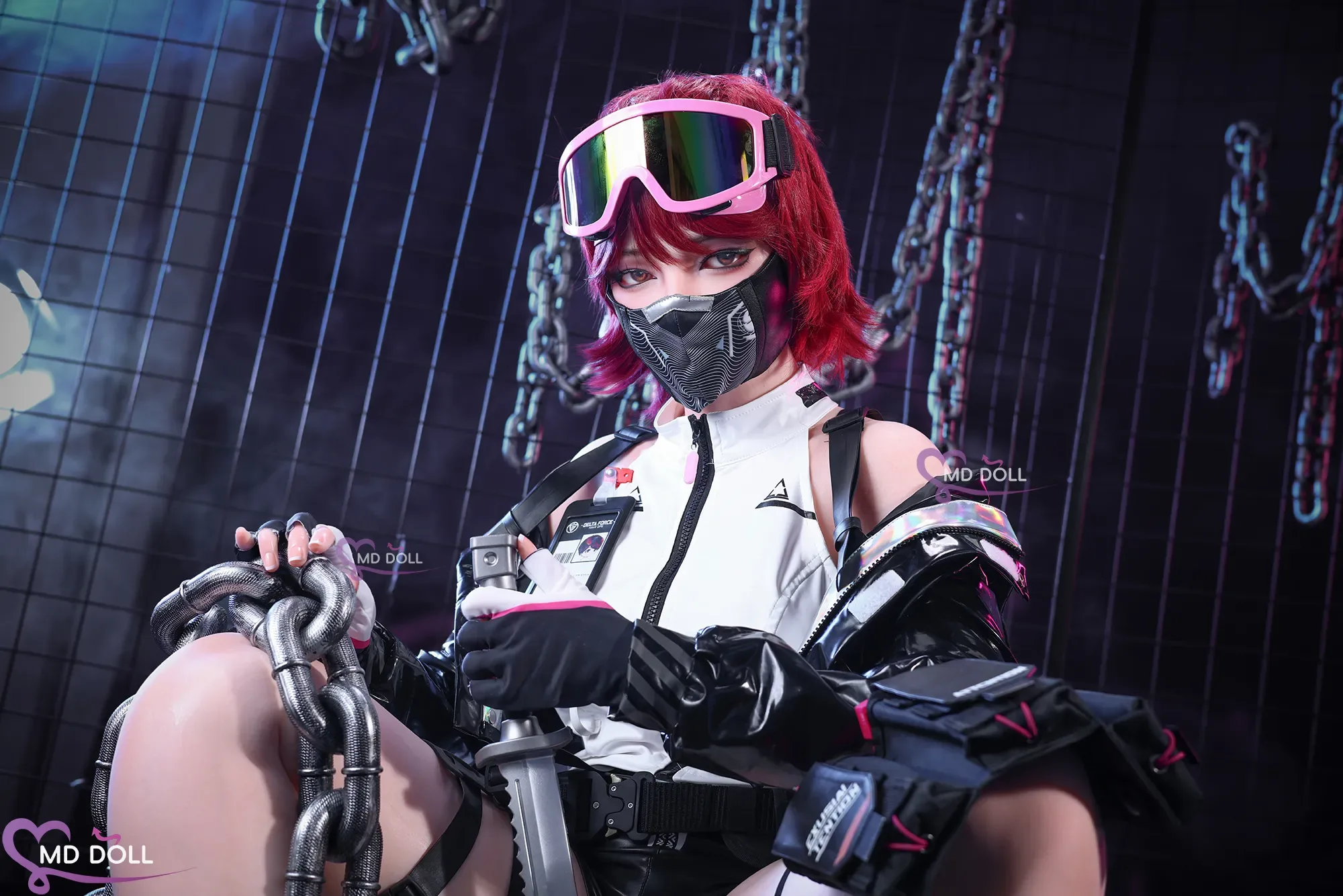 MD Doll | Toxik x Exusiai - 5ft 5/166cm Delta Force Cosplay Silicone Sex Doll view 5