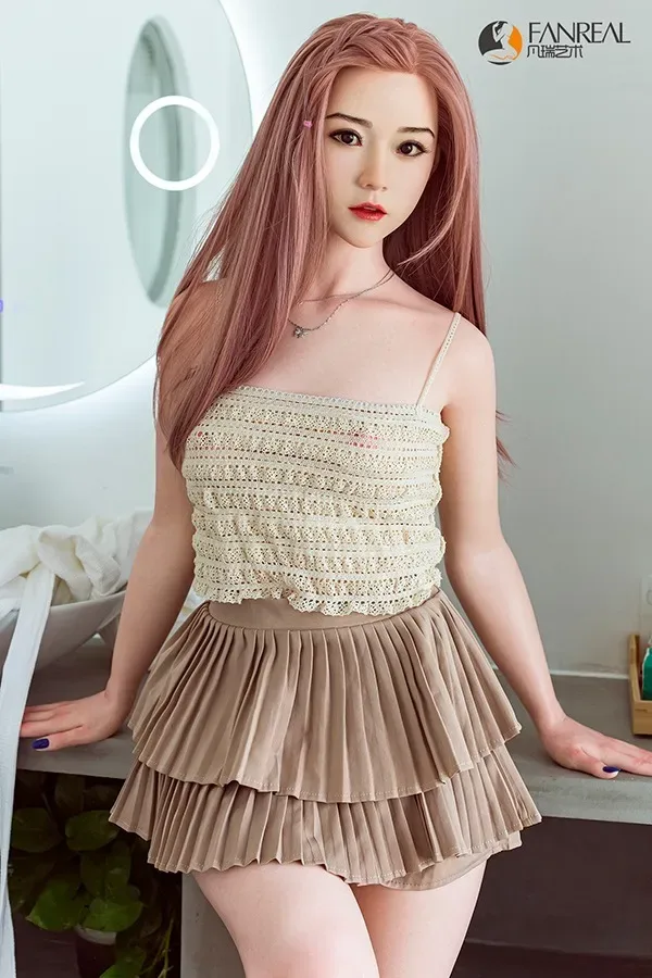 FanReal | Qian - 5ft 2/158cm C-cup Small Breasts Silicone Sex Doll