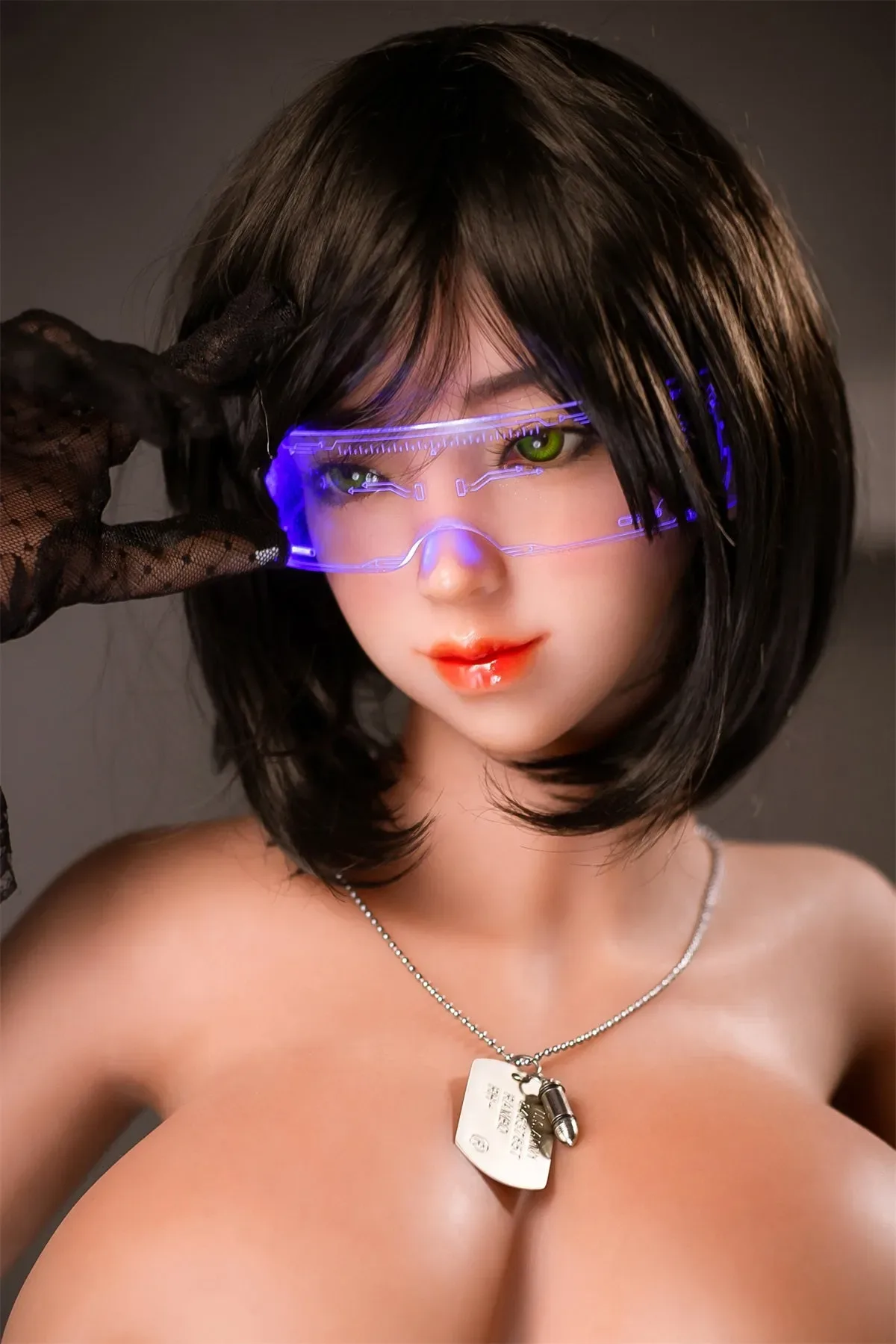 AIBEI | Karida - 4ft12 (153cm) Chinese Style Big Boobs Sexy Chubby Sex Doll With Short Black Hair view 5