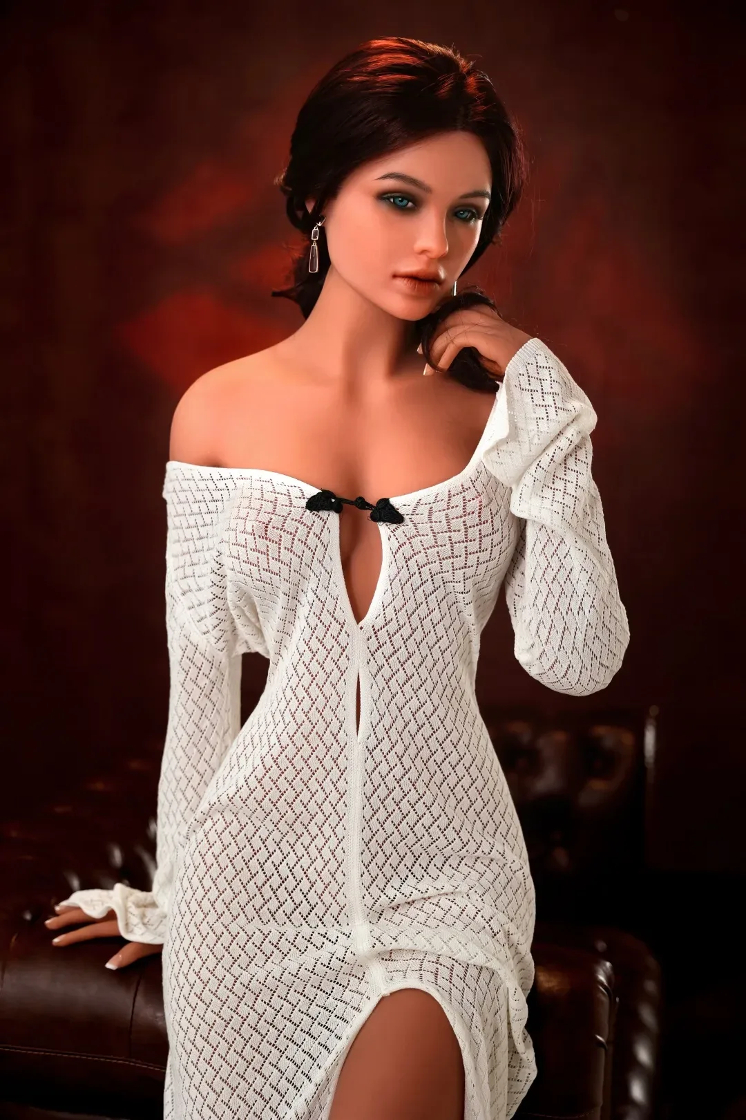Orange In丨Susie-5ft 5/166cm Movable Jaw Silicone Sex Doll view 2