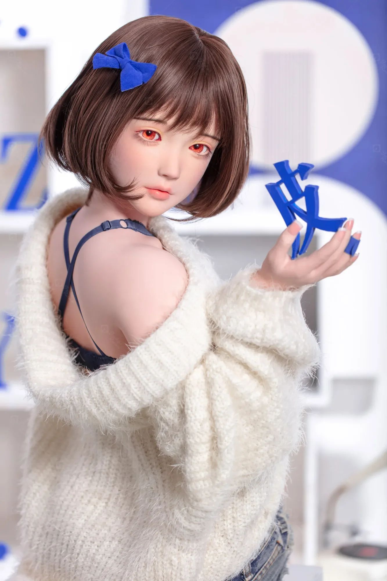 MZR JR | Yumi - 4Ft 10(148cm) Japanese Sweater Girl Silicone Sex Doll view 8