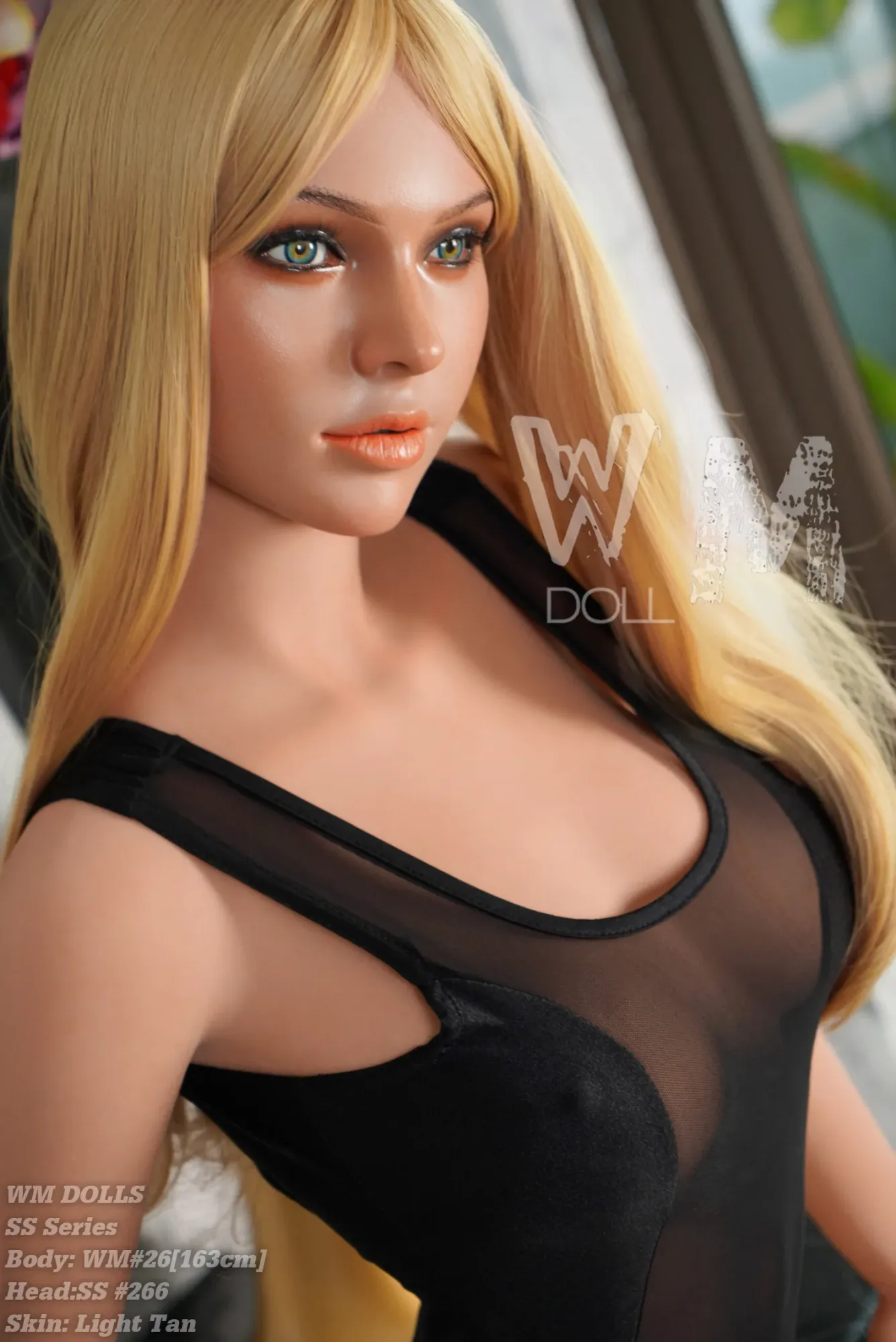 WM | Jessi-5ft4/163cm D-Cup ROS Silicone Head S-TPE Body Sex Doll view 3