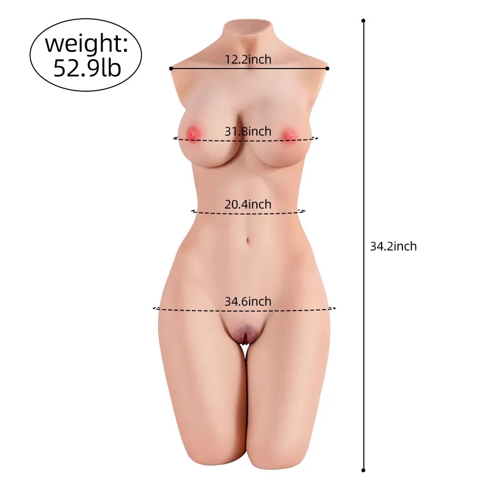 XISE | Elica - 34.2in Sex Doll Torso Shemale Queen (In Stock US) view 6