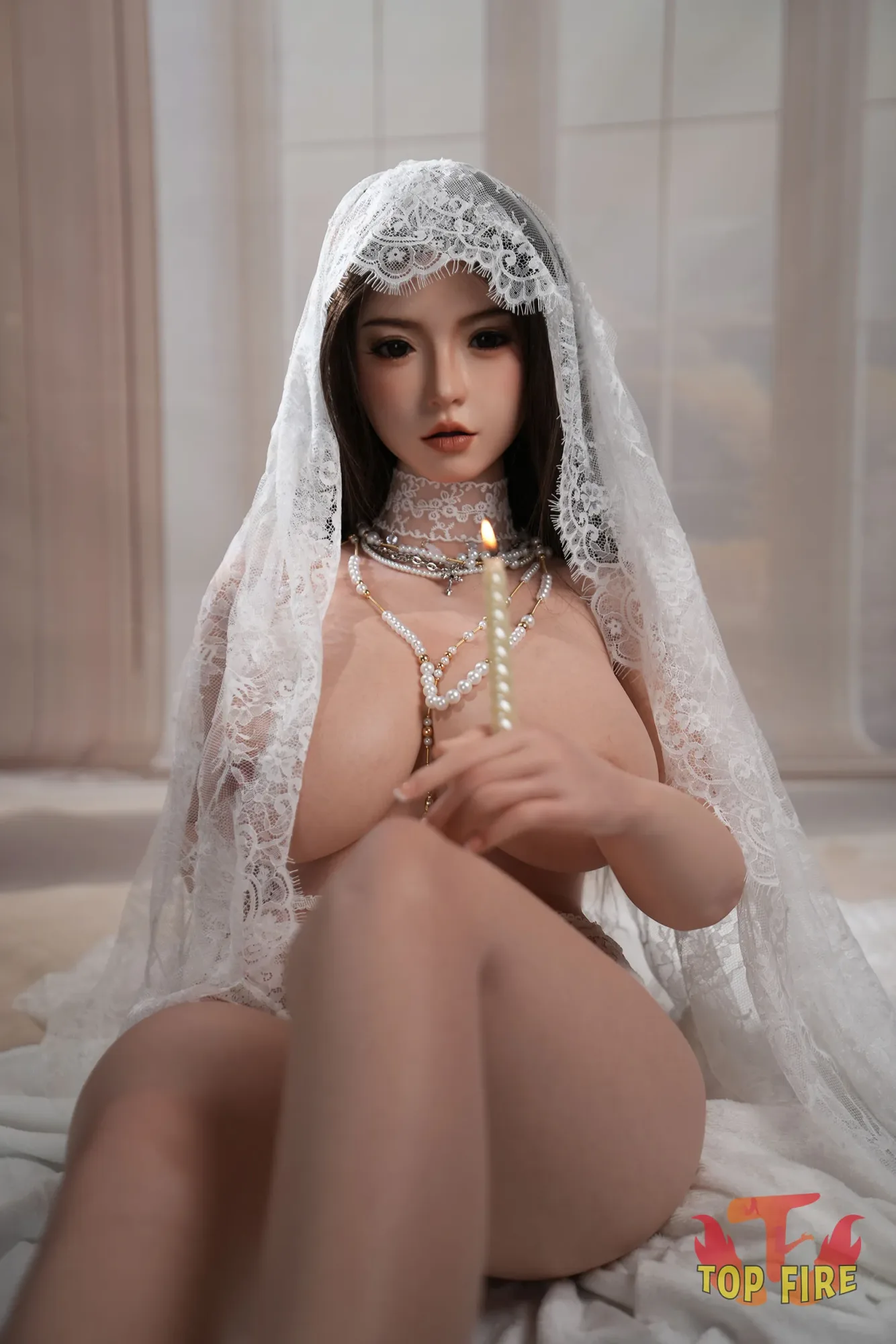 Top Fire | Grace - 5ft 5/164cm ROS Realistic Asian Bride Silicone Sex Doll view 4