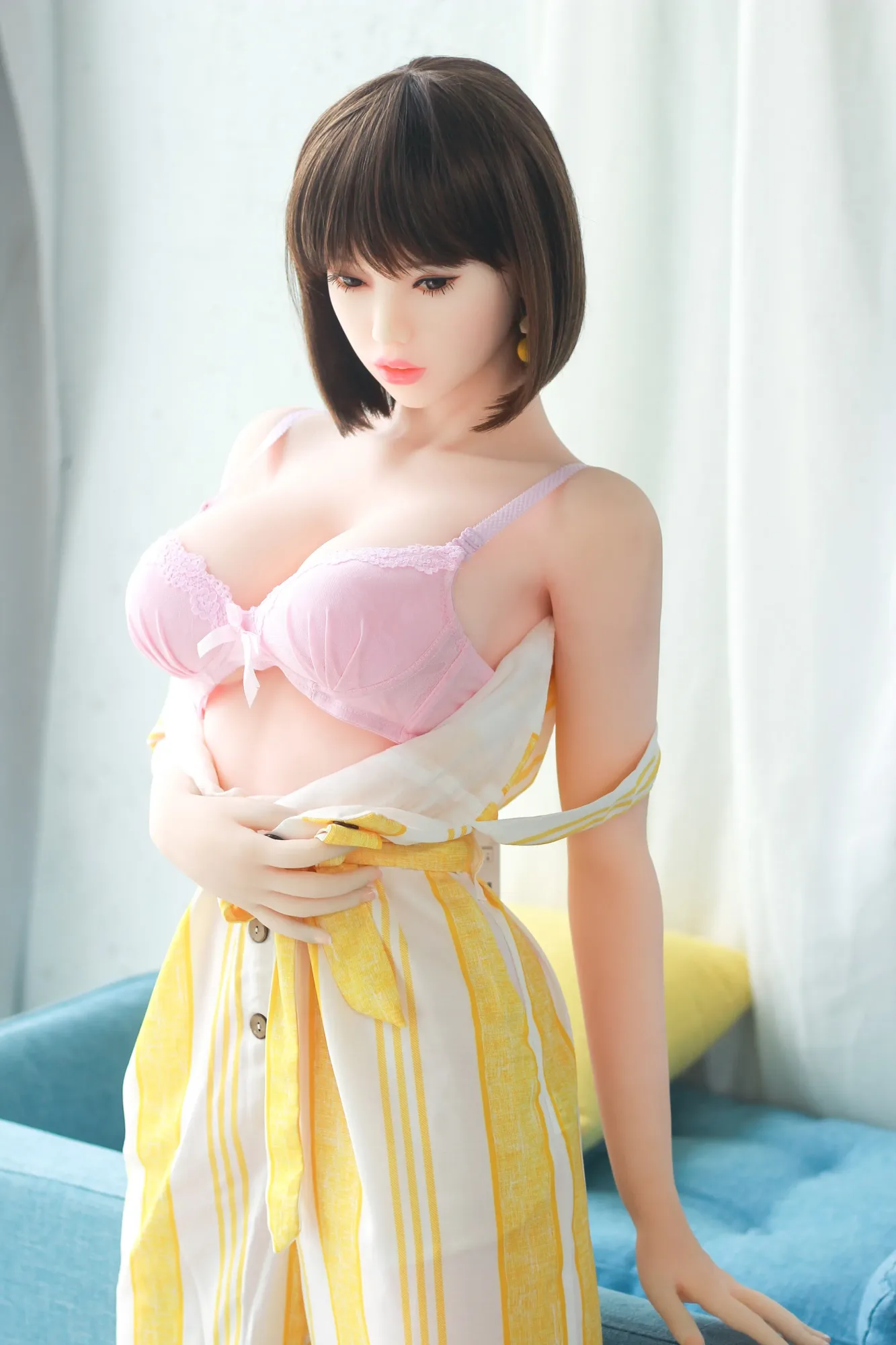 6YE | Aaliyah - 5ft5/165cm Big Boobs Short Hair Asian Japanese Sex Doll view 2